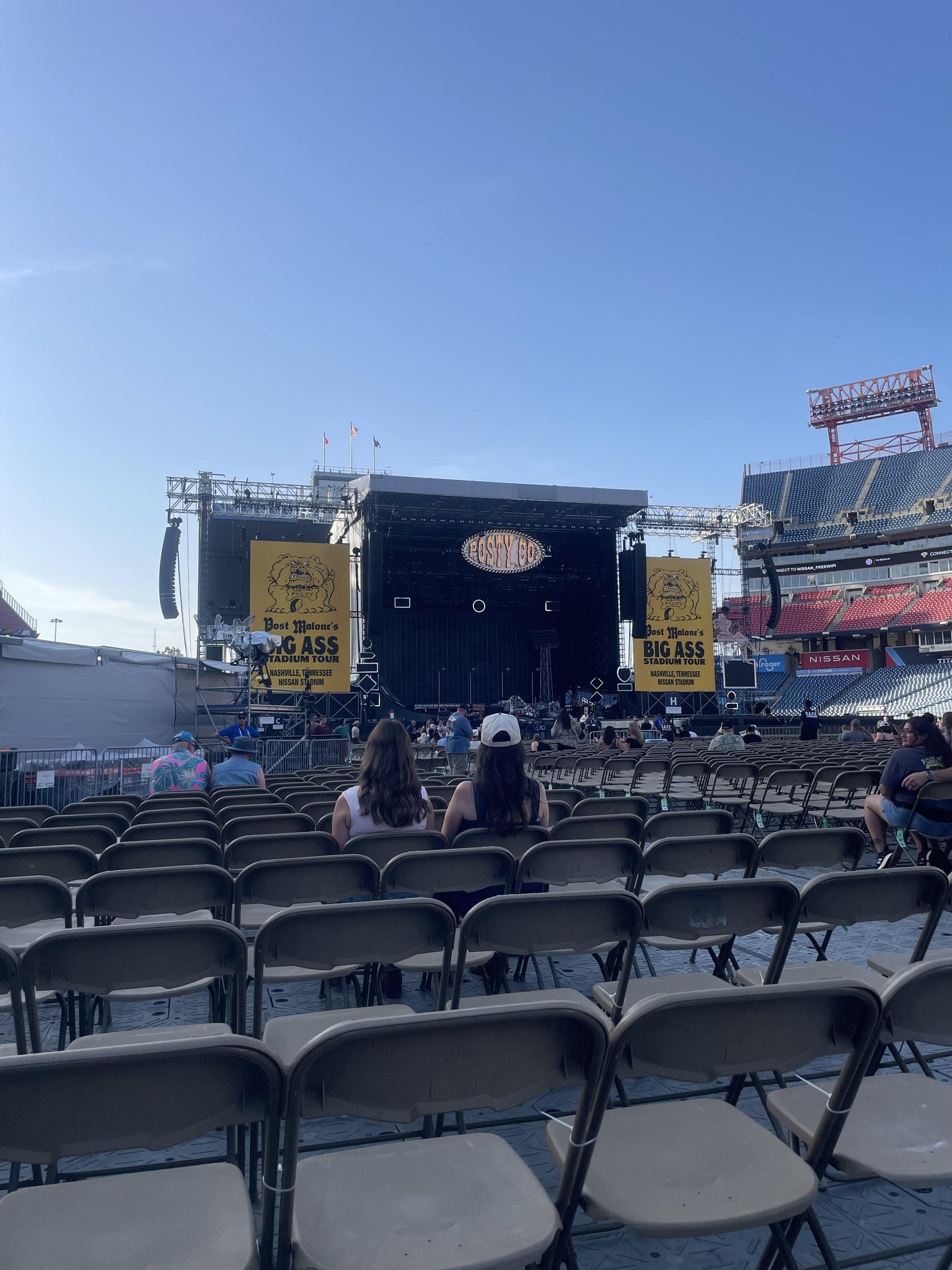 Real Fan View taken from Field M at Nissan Stadium by Anonymous User