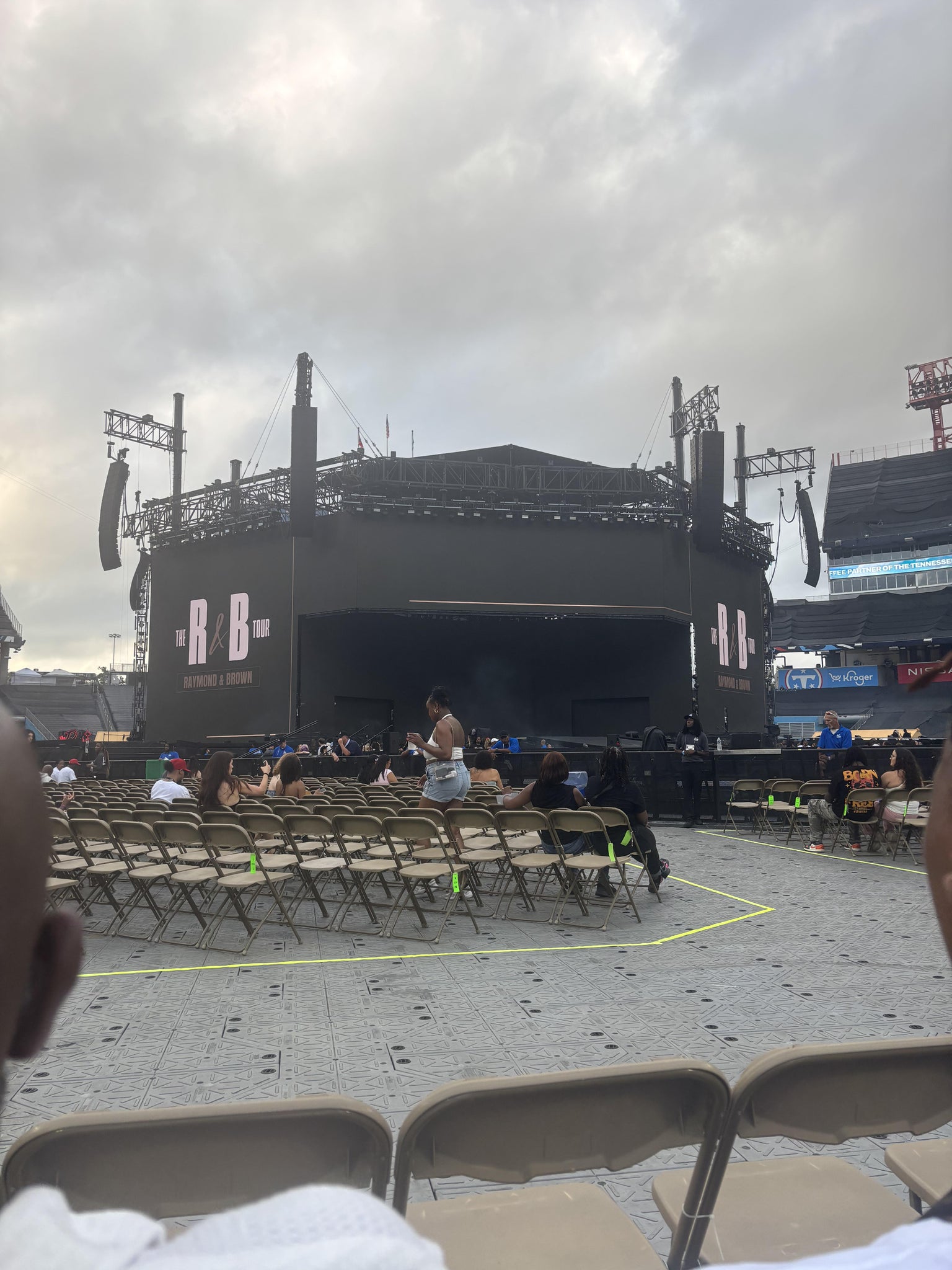 Real Fan View taken from Field M at Nissan Stadium by Meagan G