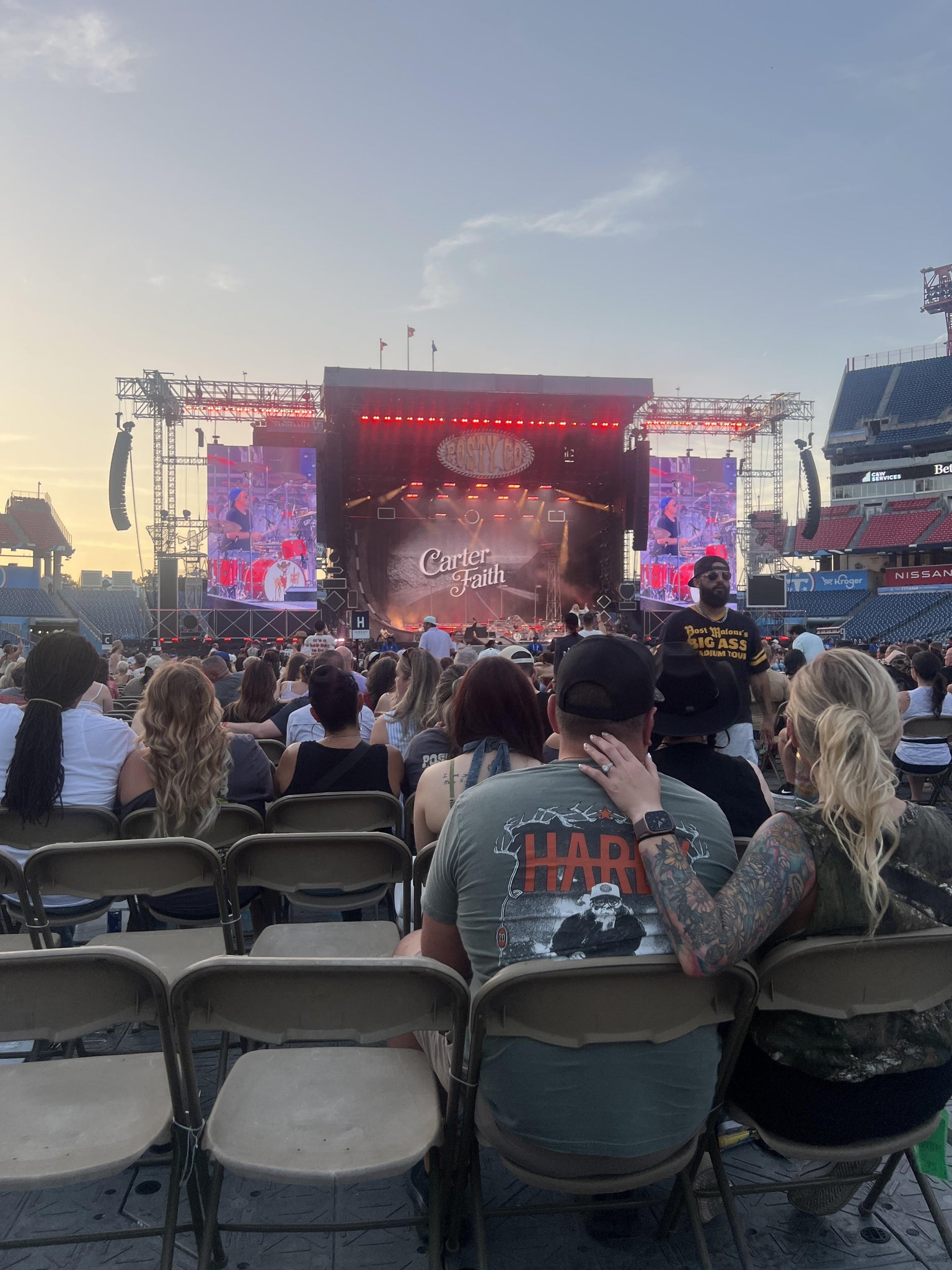 Real Fan View taken from Field N at Nissan Stadium by Jaxon C