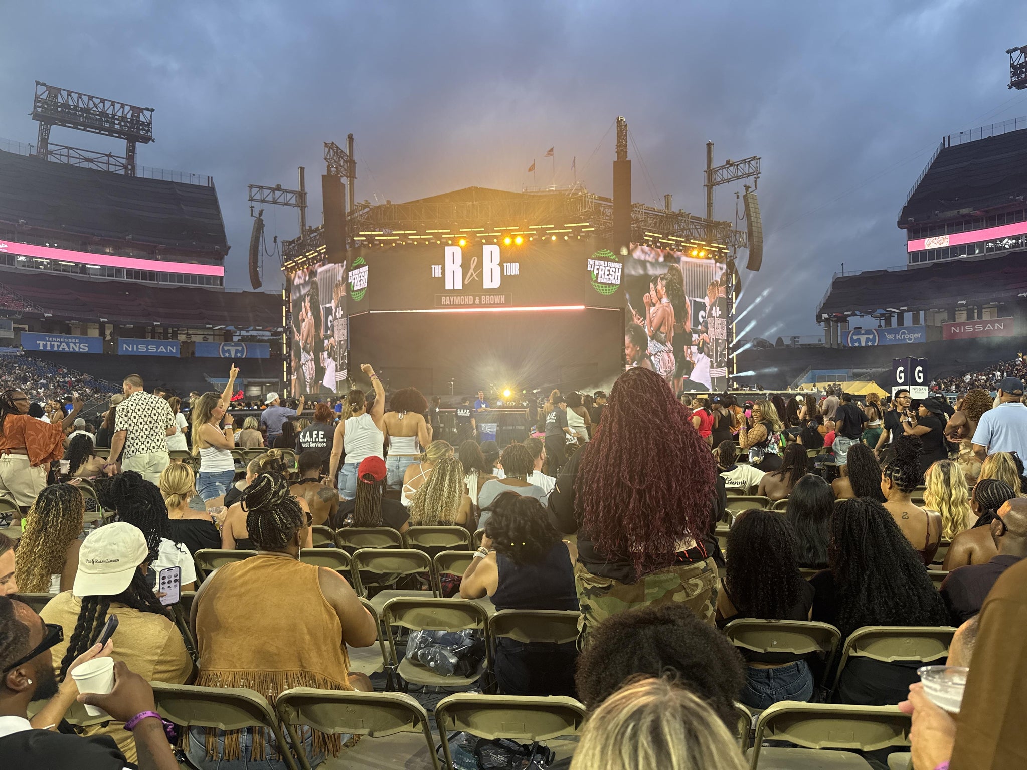 Real Fan View taken from Field P at Nissan Stadium by Randi T