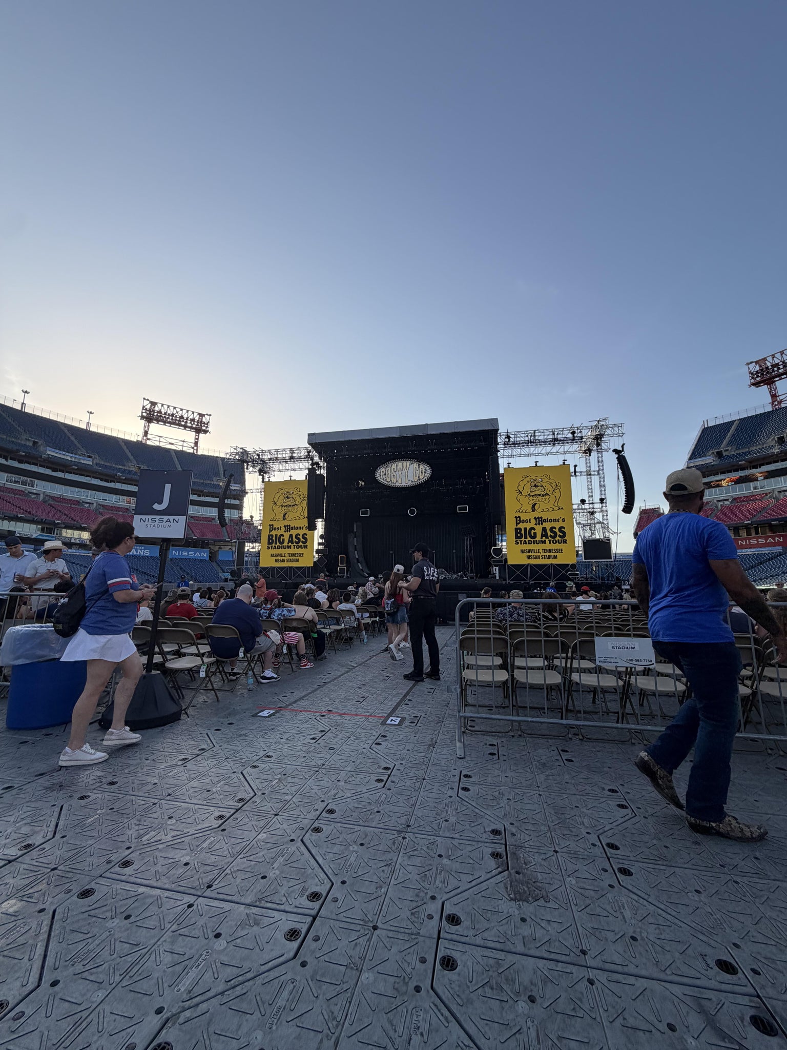 Real Fan View taken from Field Q at Nissan Stadium by Robert G
