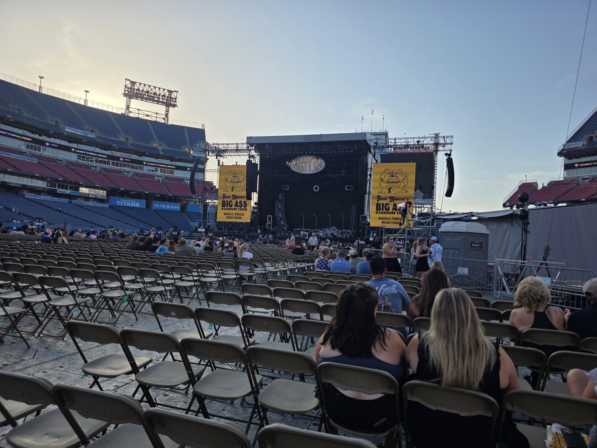 Real Fan View taken from Field R at Nissan Stadium by Jason W