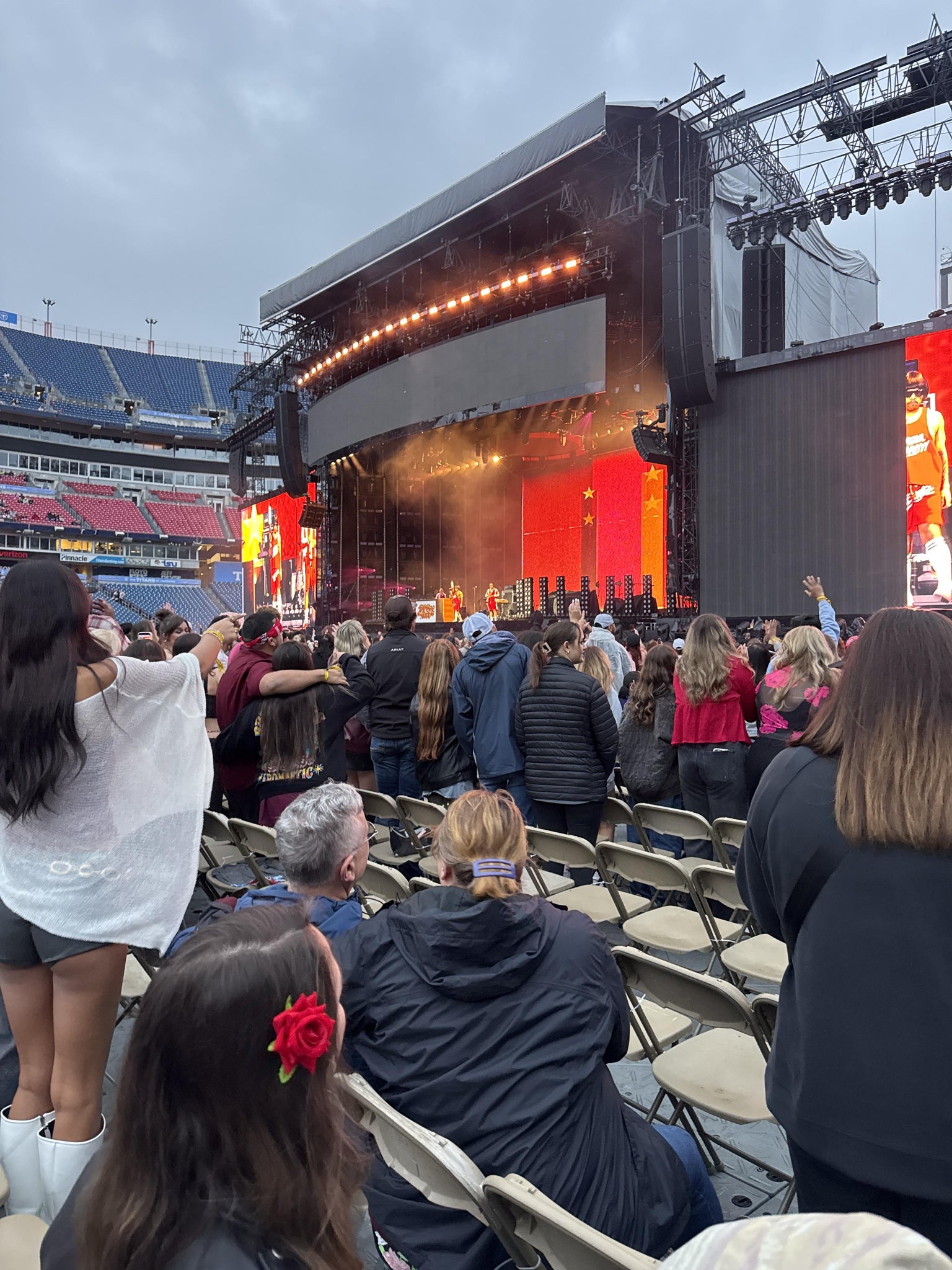 Real Fan View taken from Floor A at Nissan Stadium by Anna M