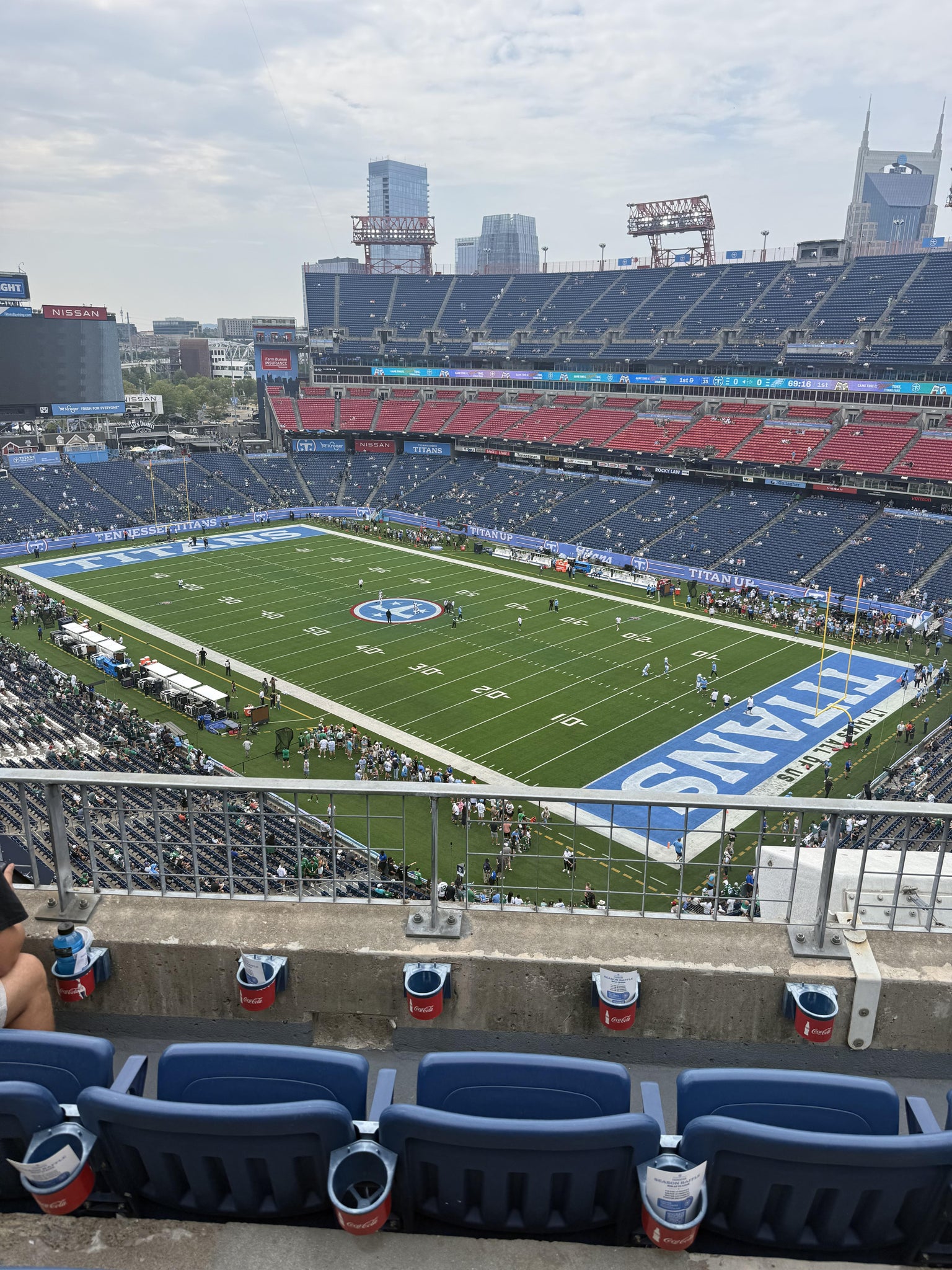 Real Fan View taken from Loge 305 at Nissan Stadium by Anonymous User