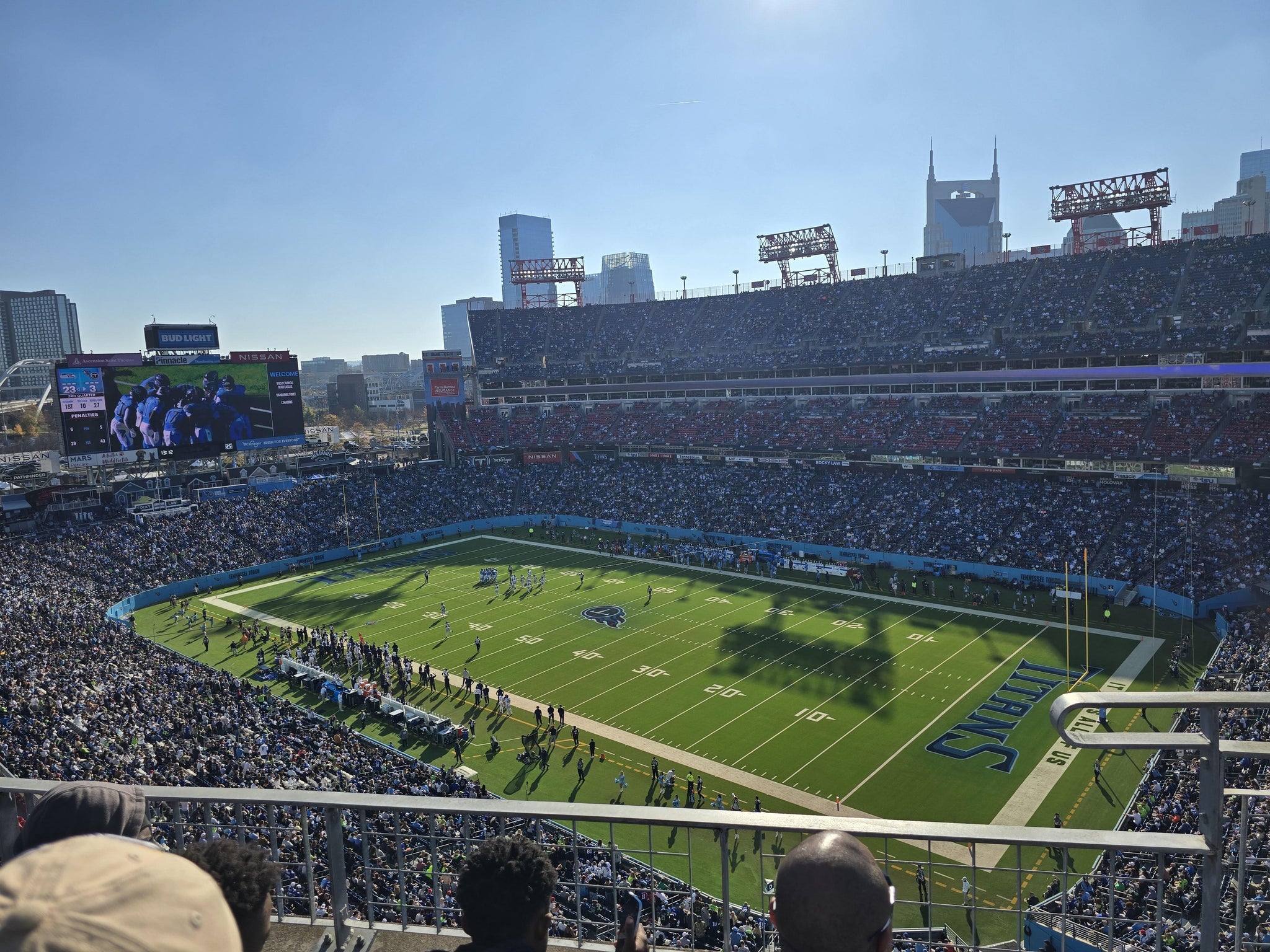 Real Fan View taken from Loge 306 at Nissan Stadium by Stacie E