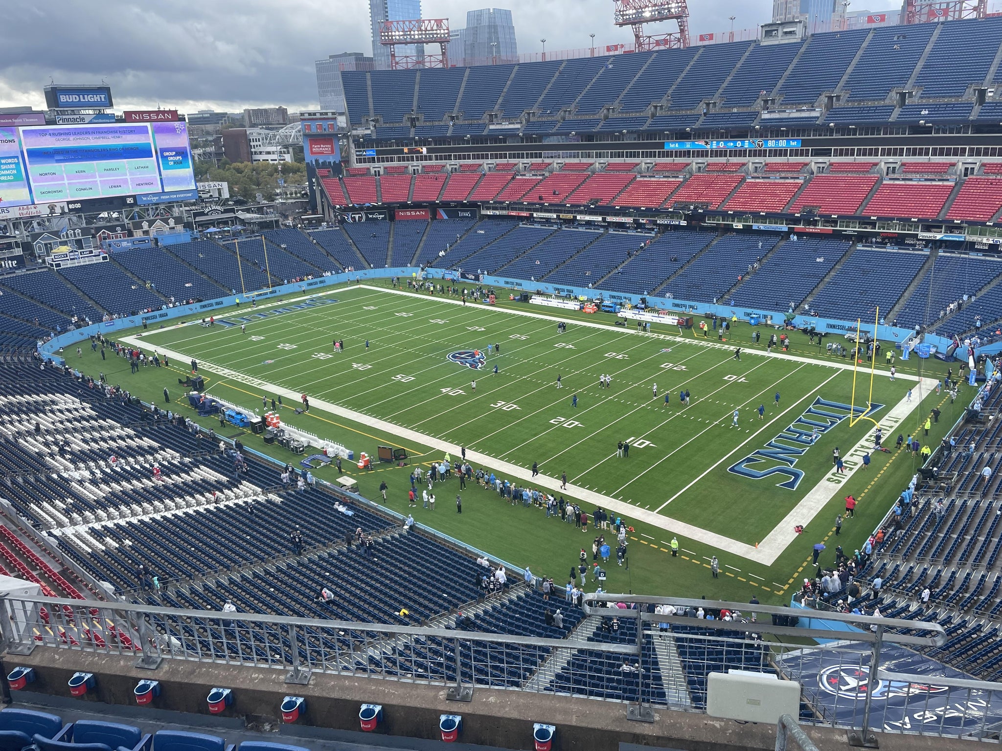 Real Fan View taken from Loge 306 at Nissan Stadium by Joseph L
