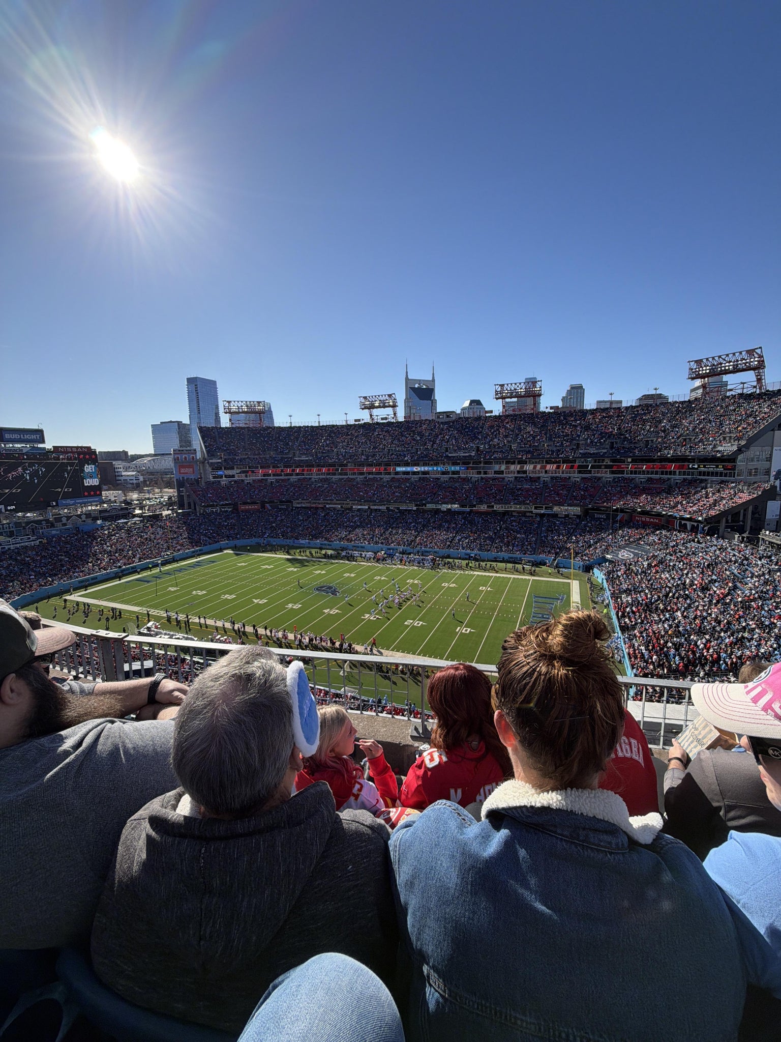 Real Fan View taken from Loge 308 at Nissan Stadium by Nichoals D