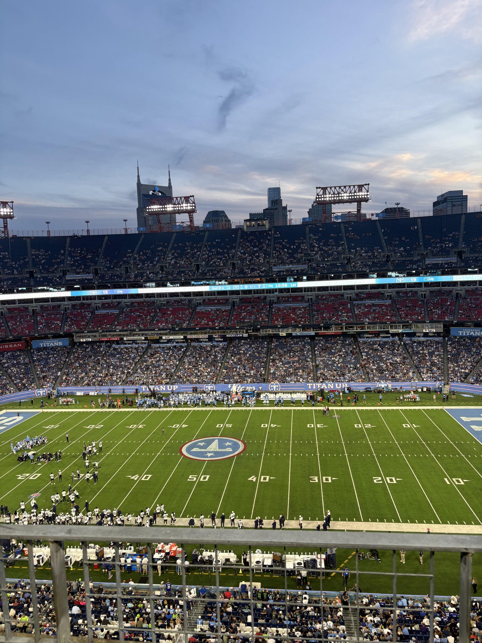 Real Fan View taken from Loge 310 at Nissan Stadium by Ronda C