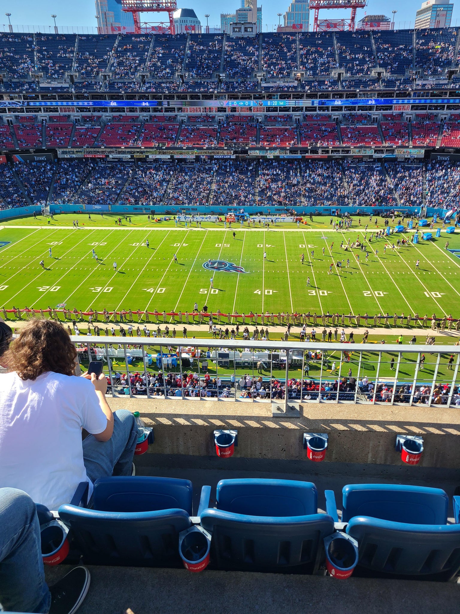 Real Fan View taken from Loge 311 at Nissan Stadium by Tammi S