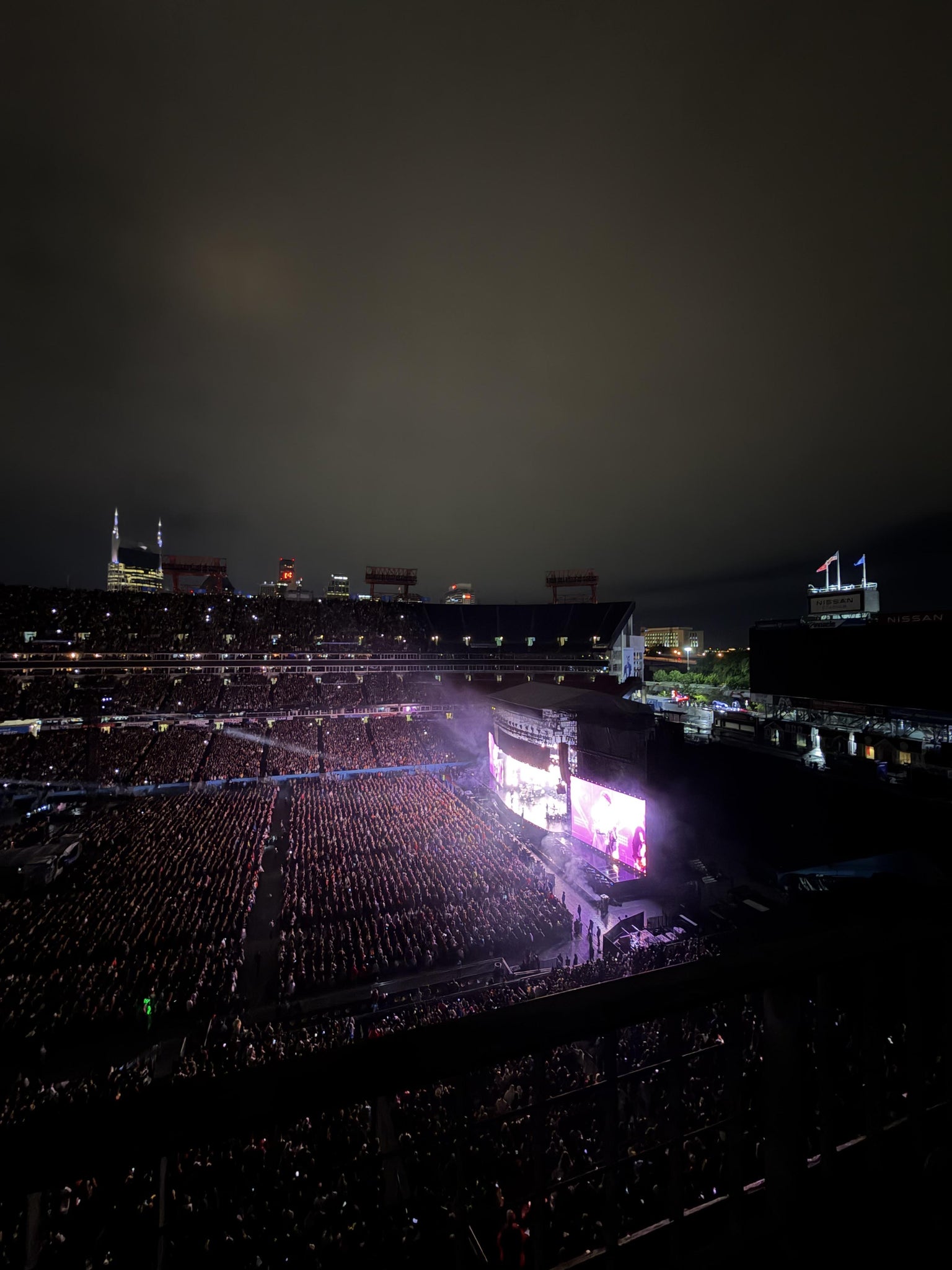Real Fan View taken from Loge 312 at Nissan Stadium by Makenna B