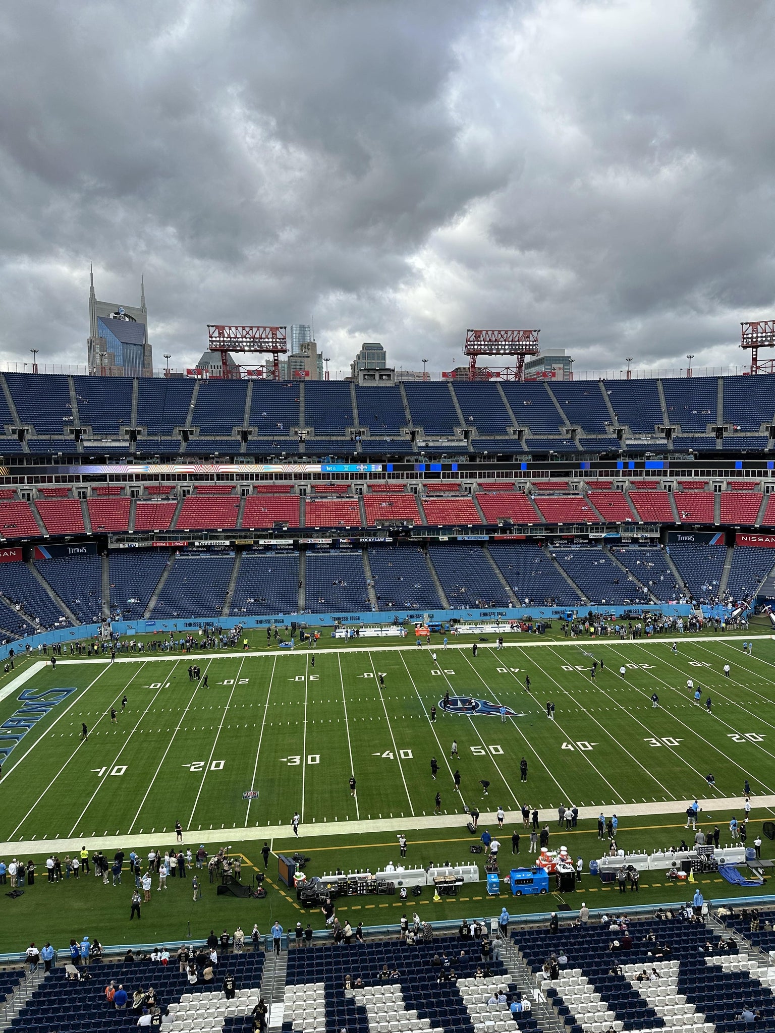 Real Fan View taken from Loge 313 at Nissan Stadium by Sean M