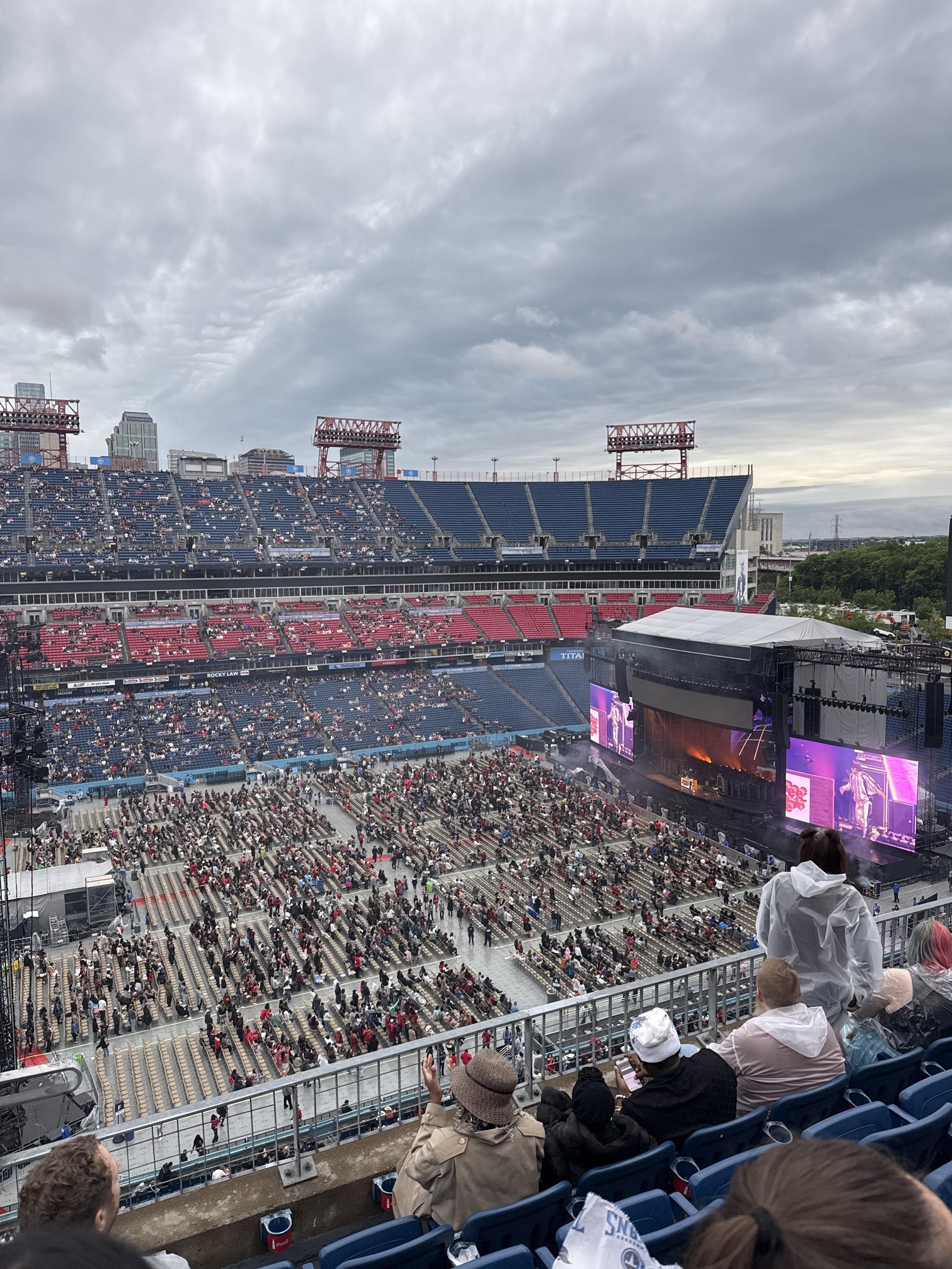 Real Fan View taken from Loge 314 at Nissan Stadium by Payton J