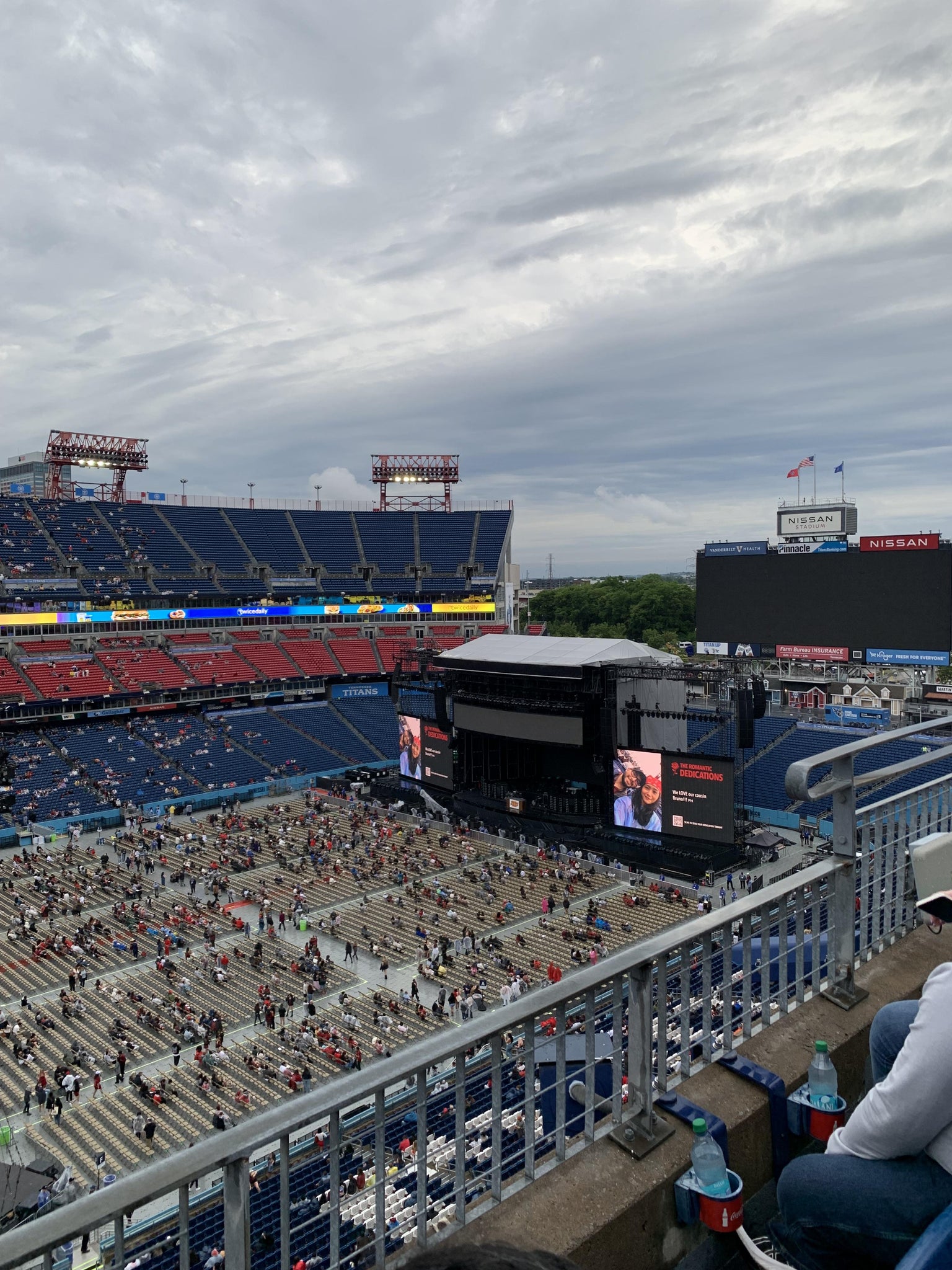 Real Fan View taken from Loge 316 at Nissan Stadium by Anonymous User
