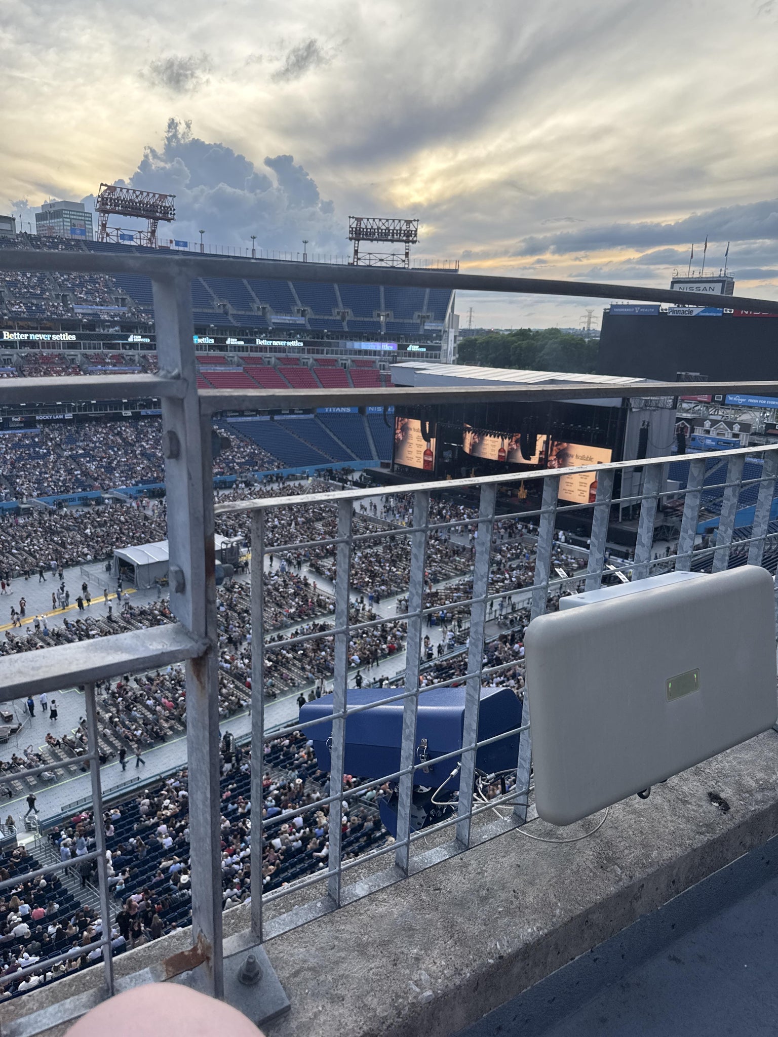 Real Fan View taken from Loge 317 at Nissan Stadium by Anonymous User