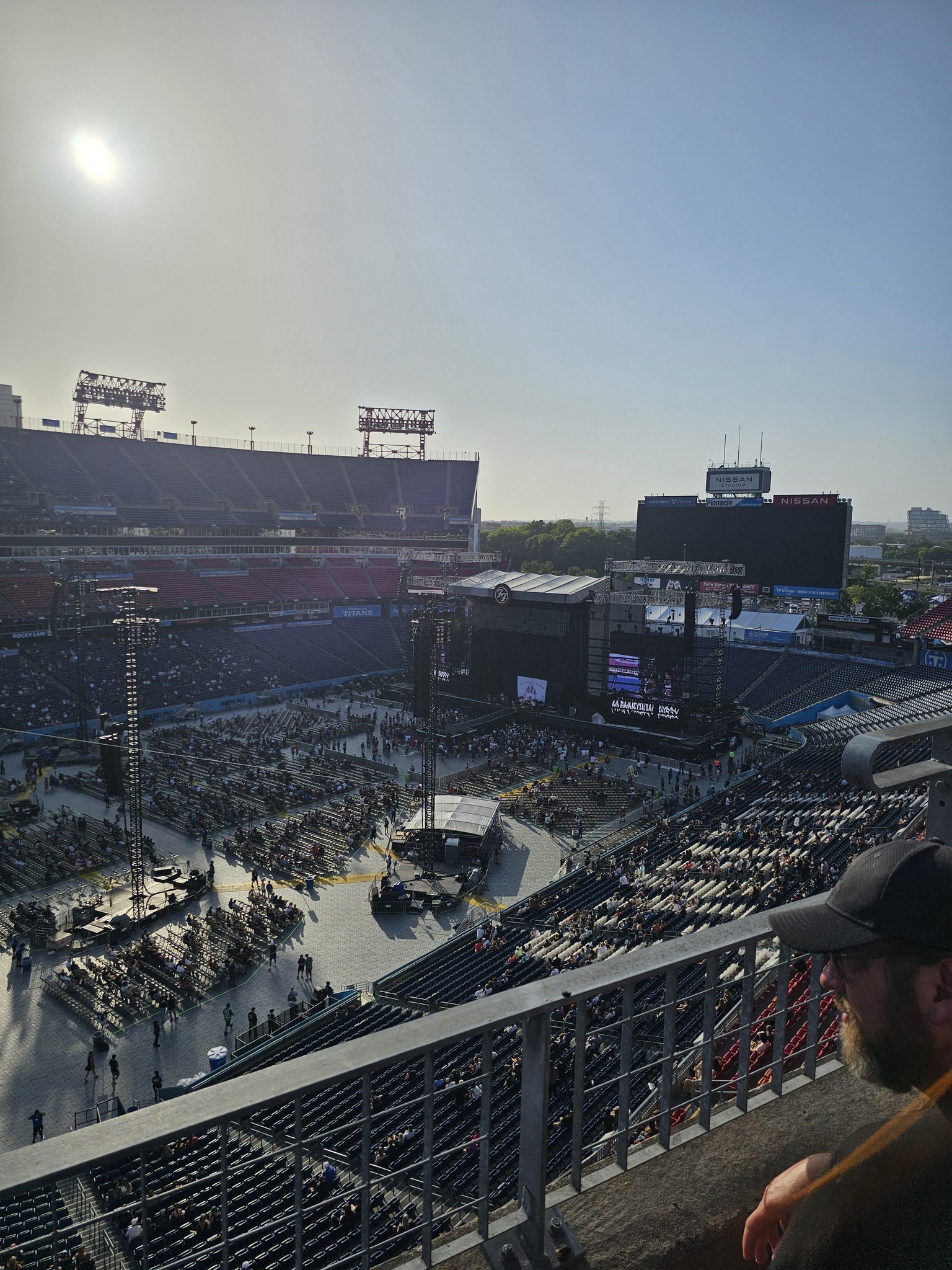 Real Fan View taken from Loge 318 at Nissan Stadium by Jenifer S