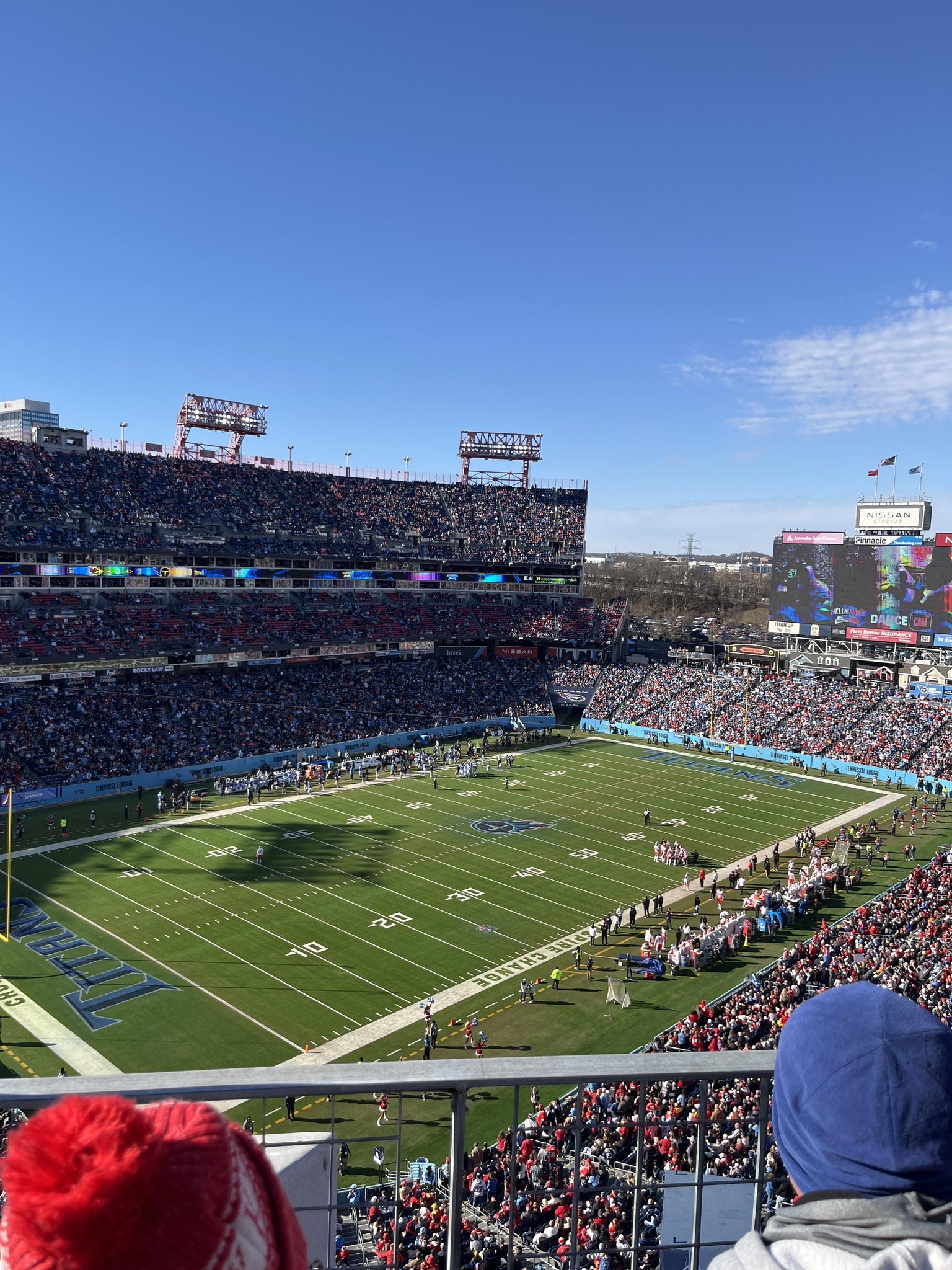 Real Fan View taken from Loge 319 at Nissan Stadium by Kimberly S