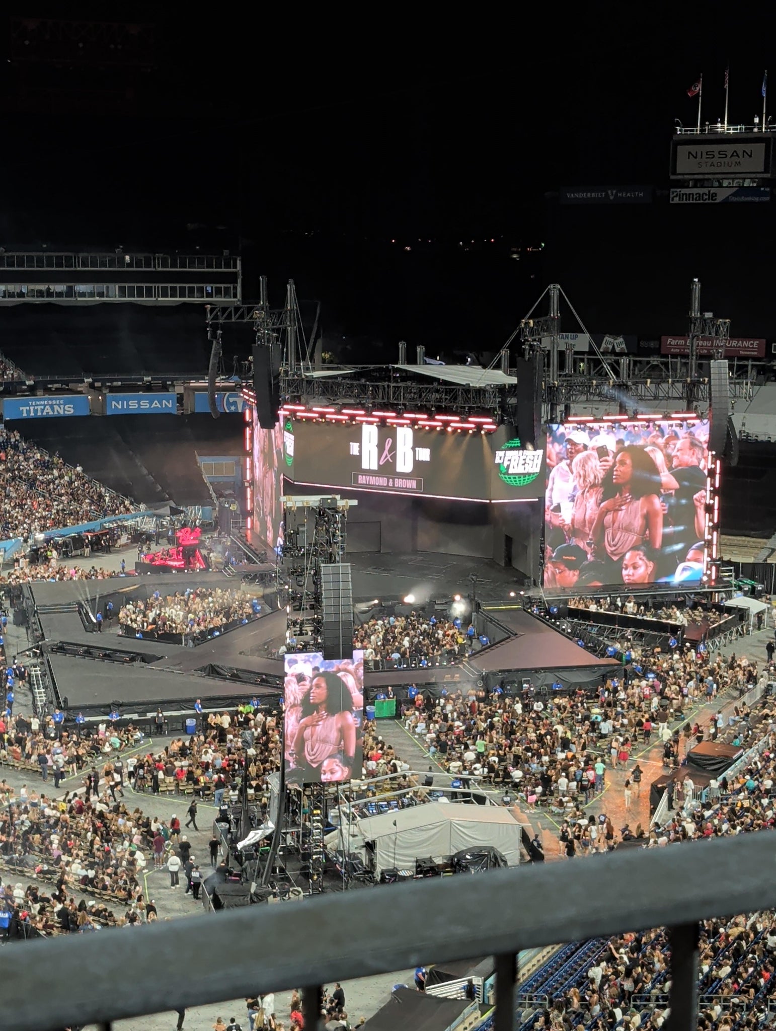 Real Fan View taken from Loge 320 at Nissan Stadium by Jacquice H