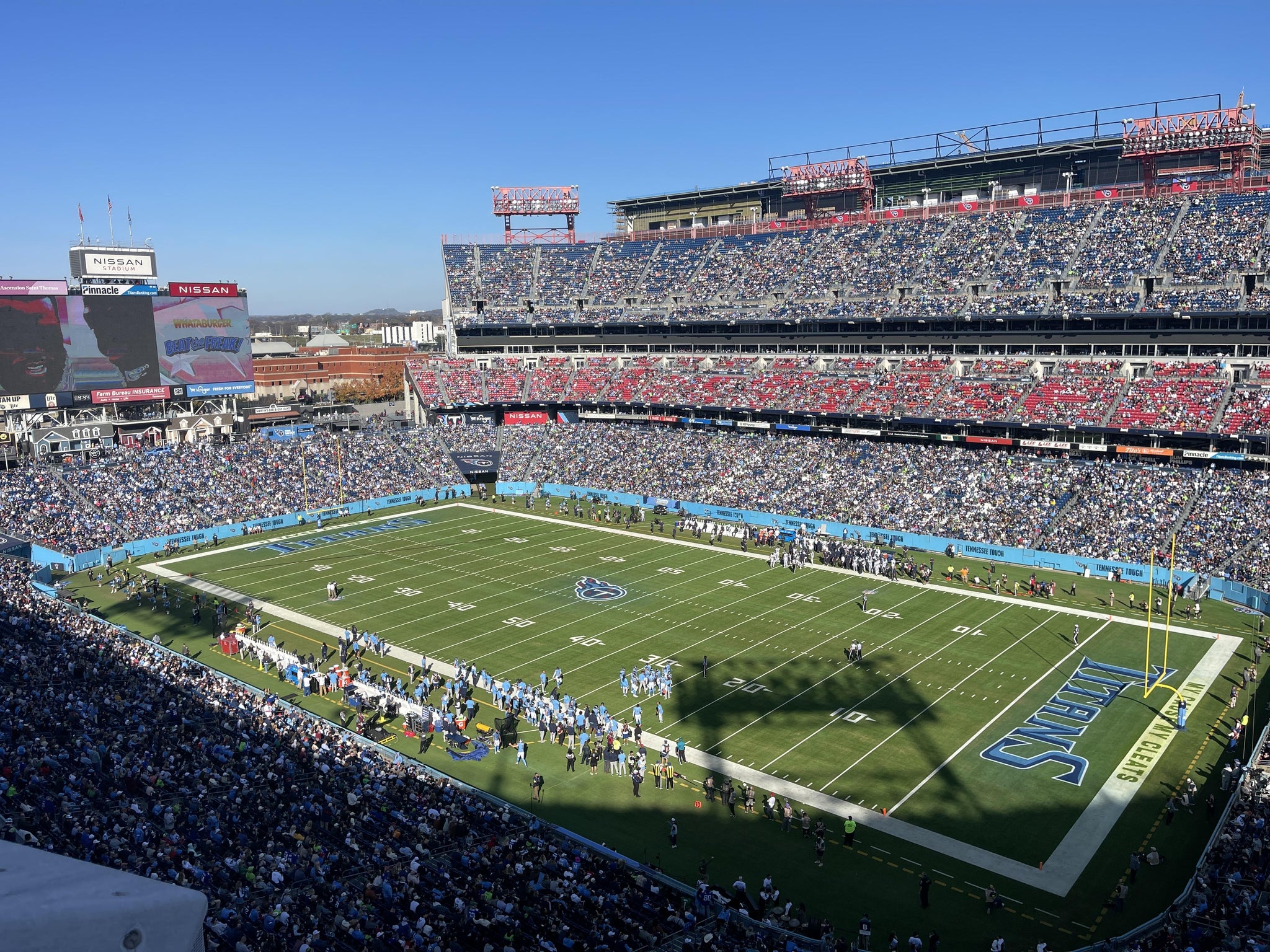 Real Fan View taken from Loge 329 at Nissan Stadium by Shannon T