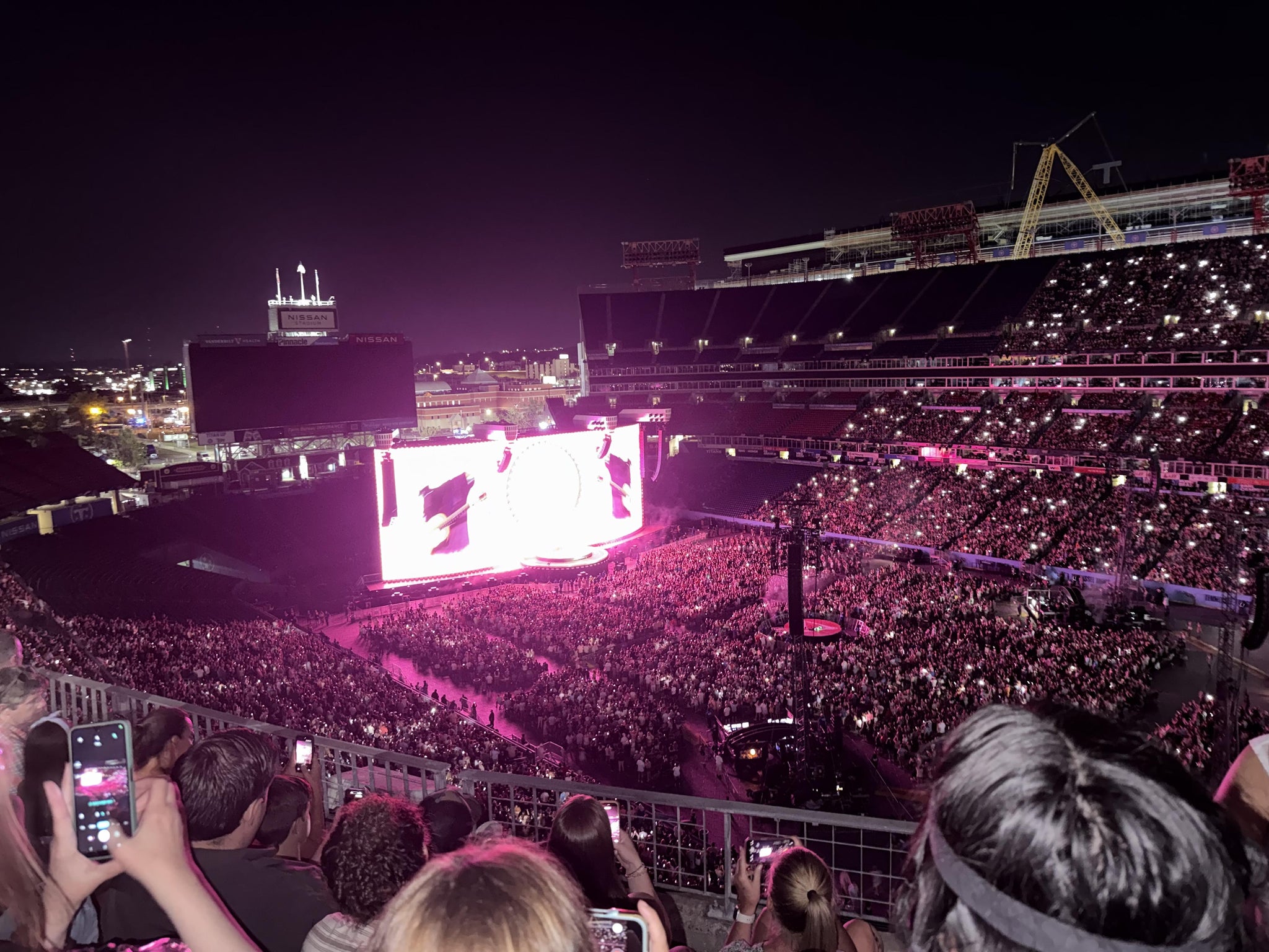 Real Fan View taken from Loge 329 at Nissan Stadium by Scott P
