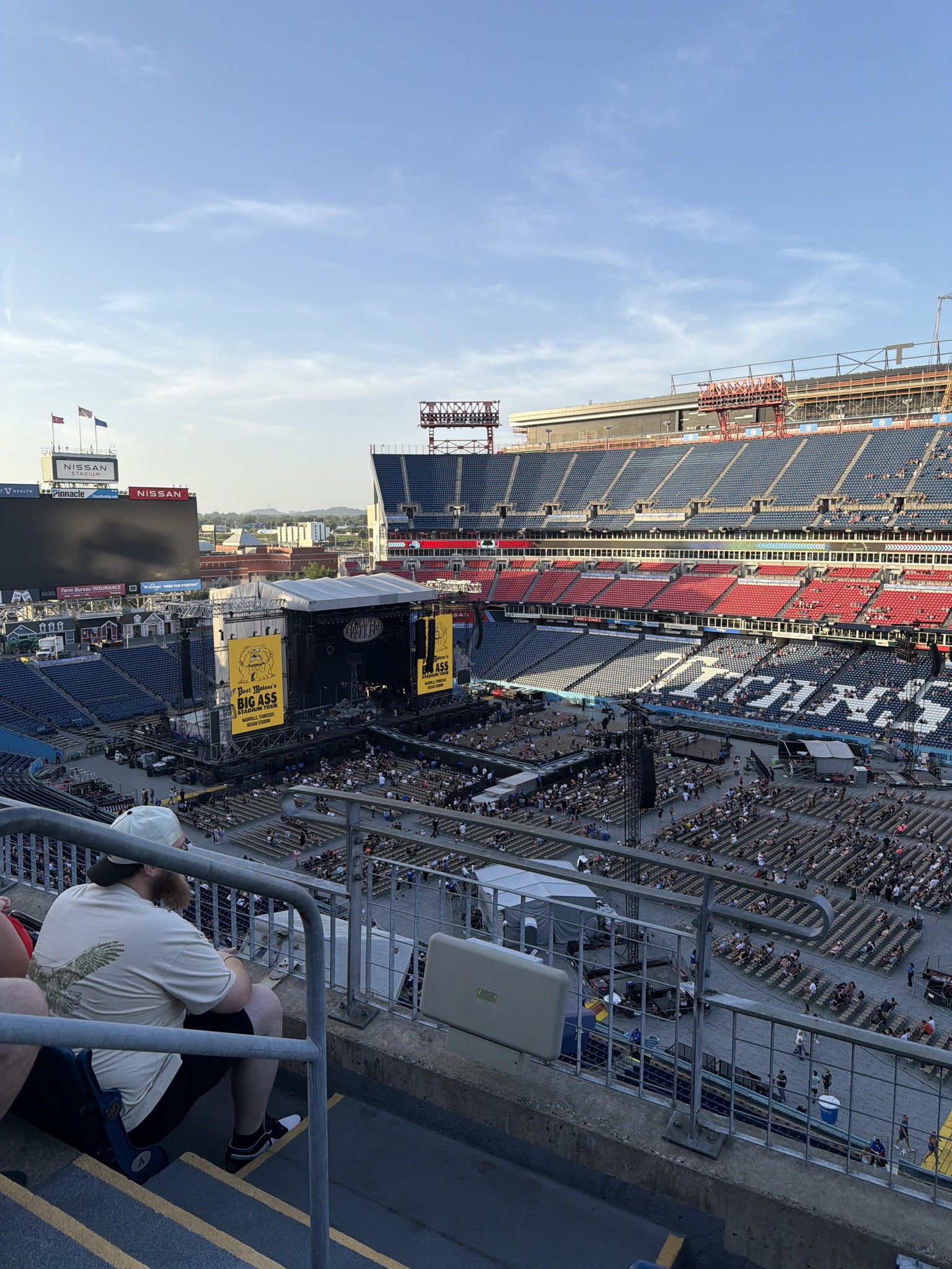 Real Fan View taken from Loge 330 at Nissan Stadium by Roy S