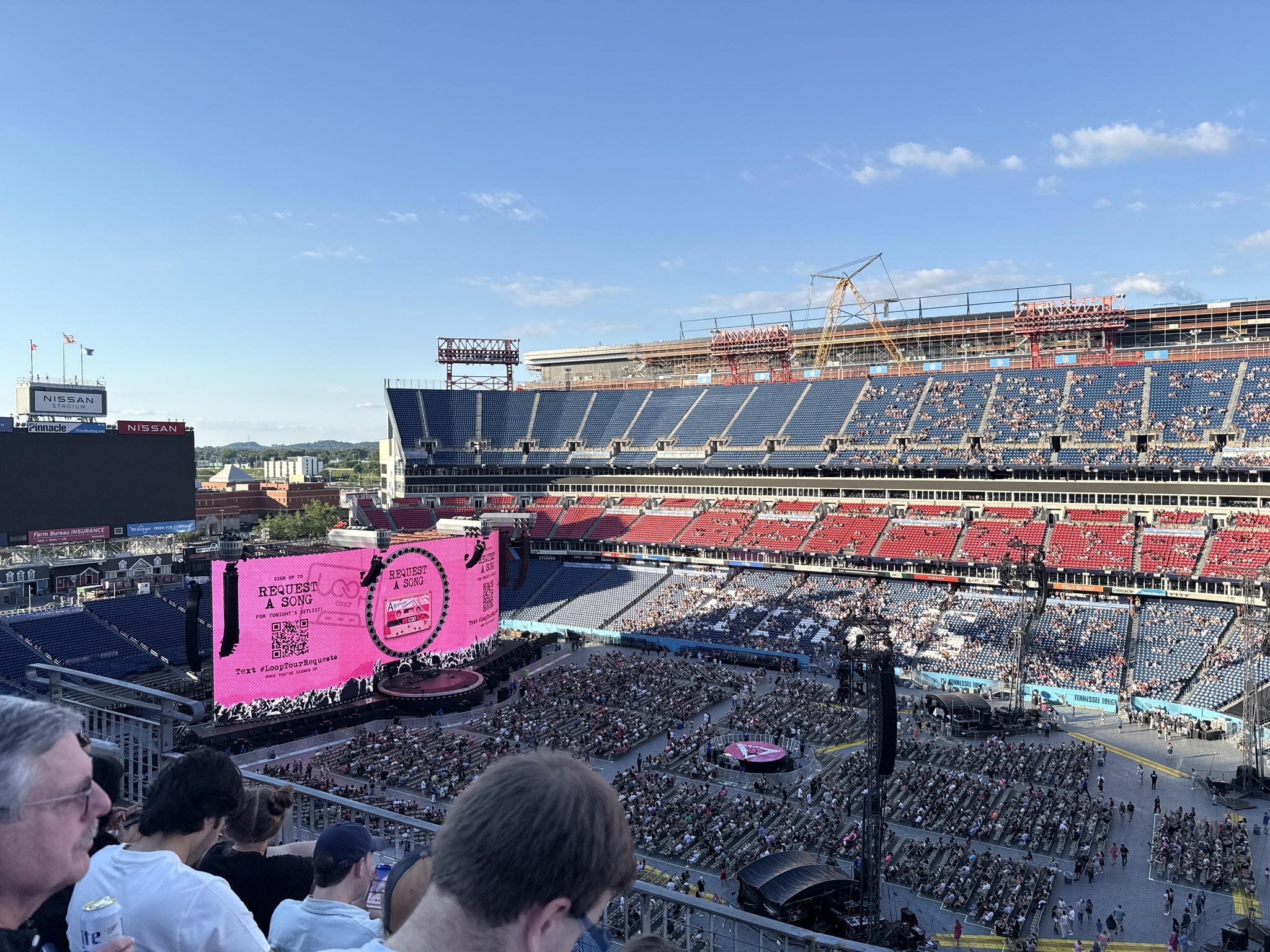 Real Fan View taken from Loge 331 at Nissan Stadium by Lina L