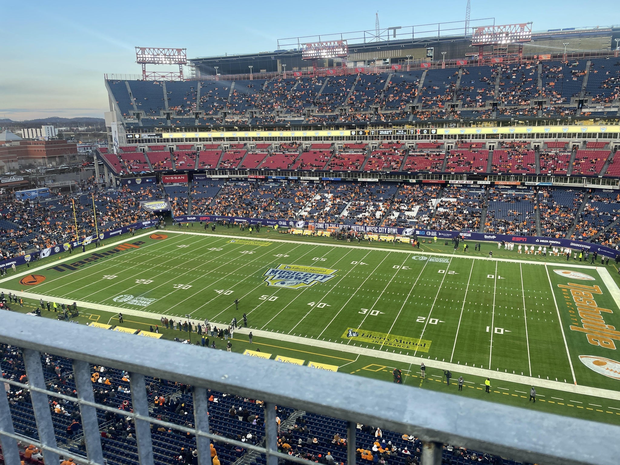 Real Fan View taken from Loge 332 at Nissan Stadium by Nathan P