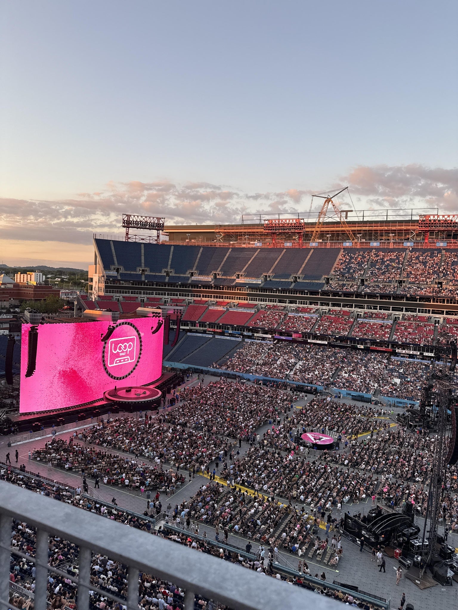 Real Fan View taken from Loge 332 at Nissan Stadium by Callyn W