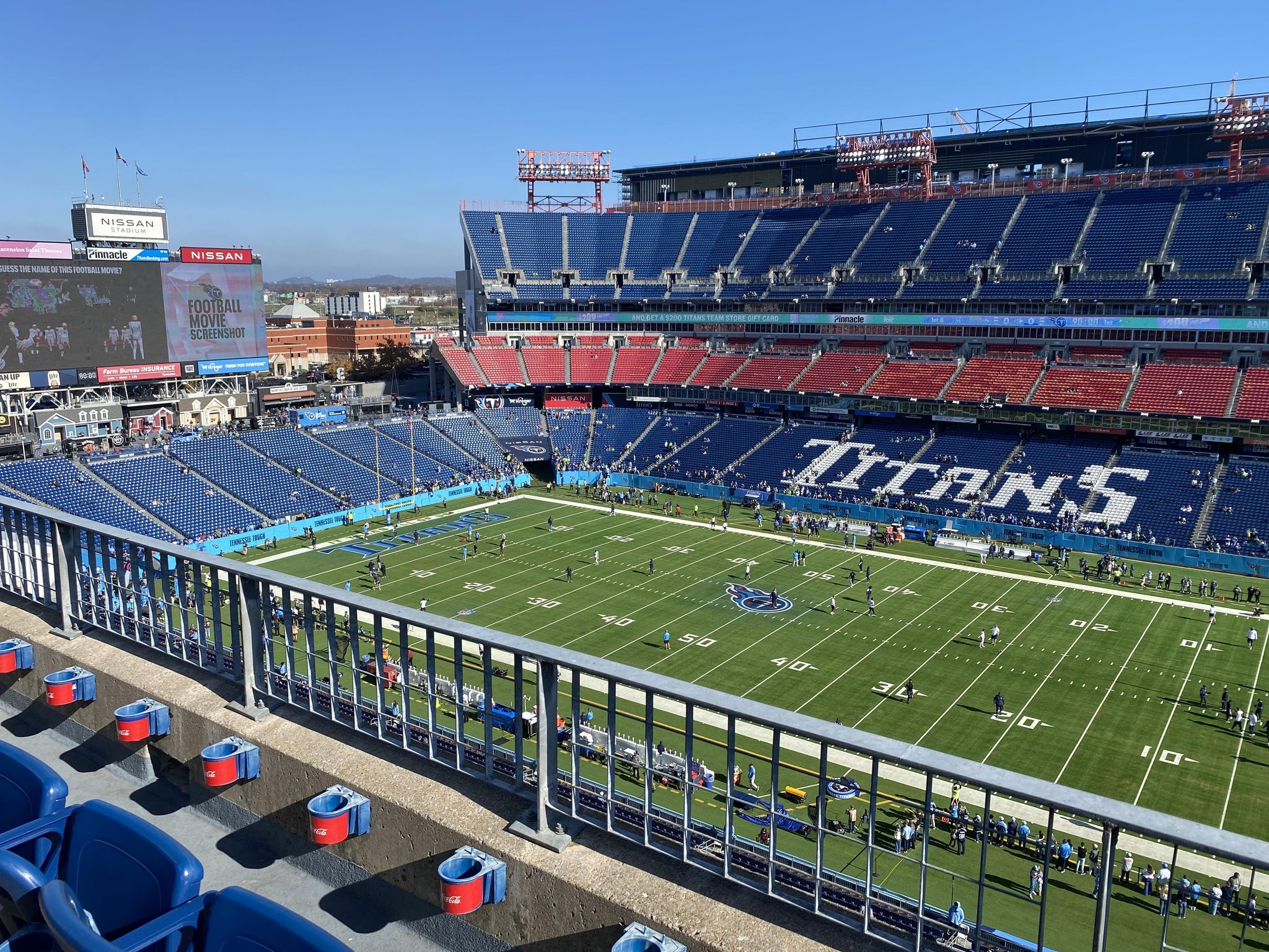 Real Fan View taken from Loge 332 at Nissan Stadium by Kaia U