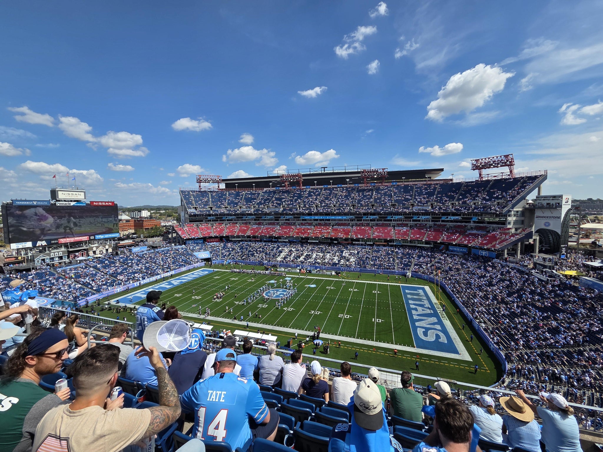 Real Fan View taken from Loge 332 at Nissan Stadium by Michael M