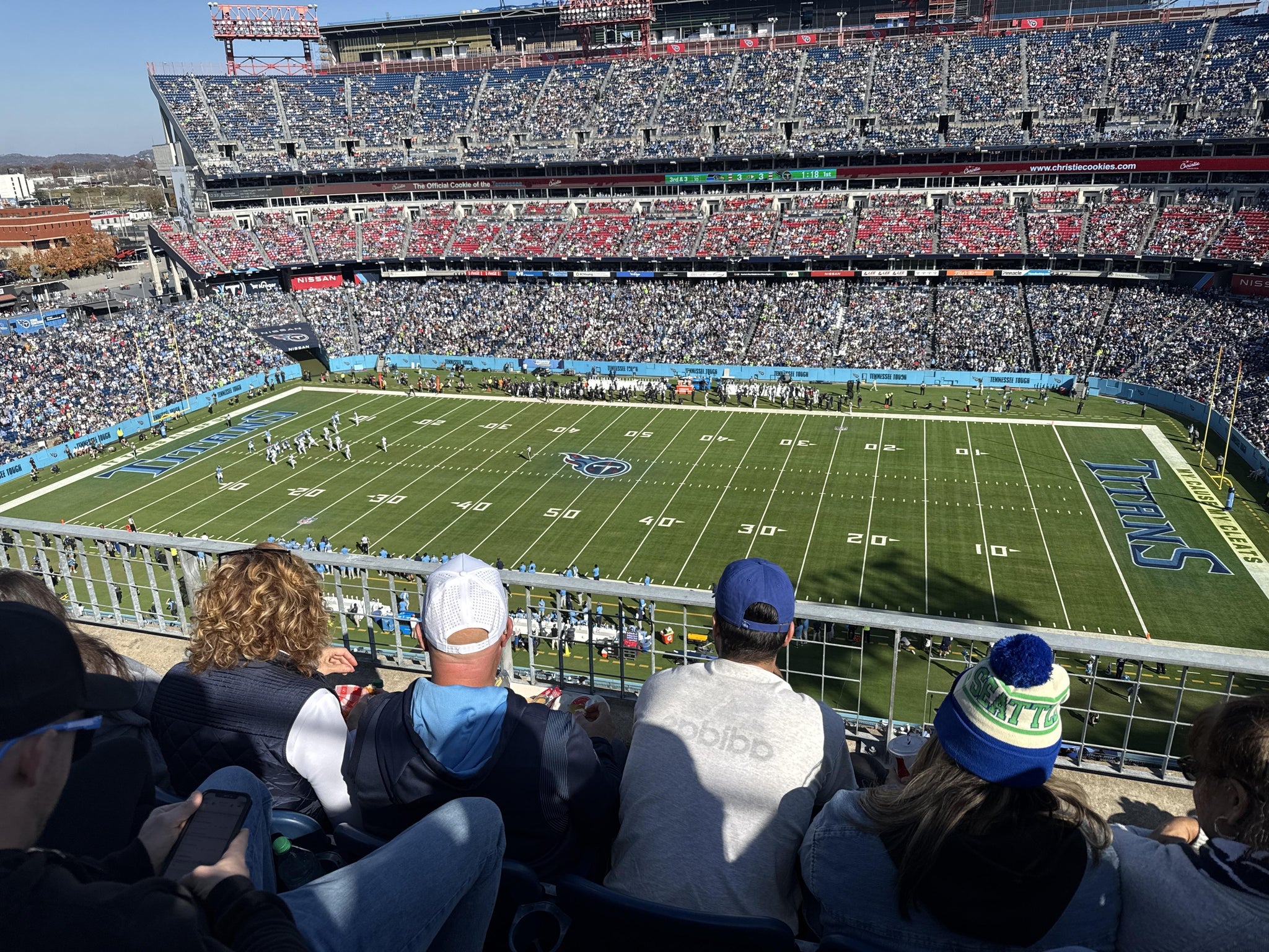 Real Fan View taken from Loge 333 at Nissan Stadium by John B