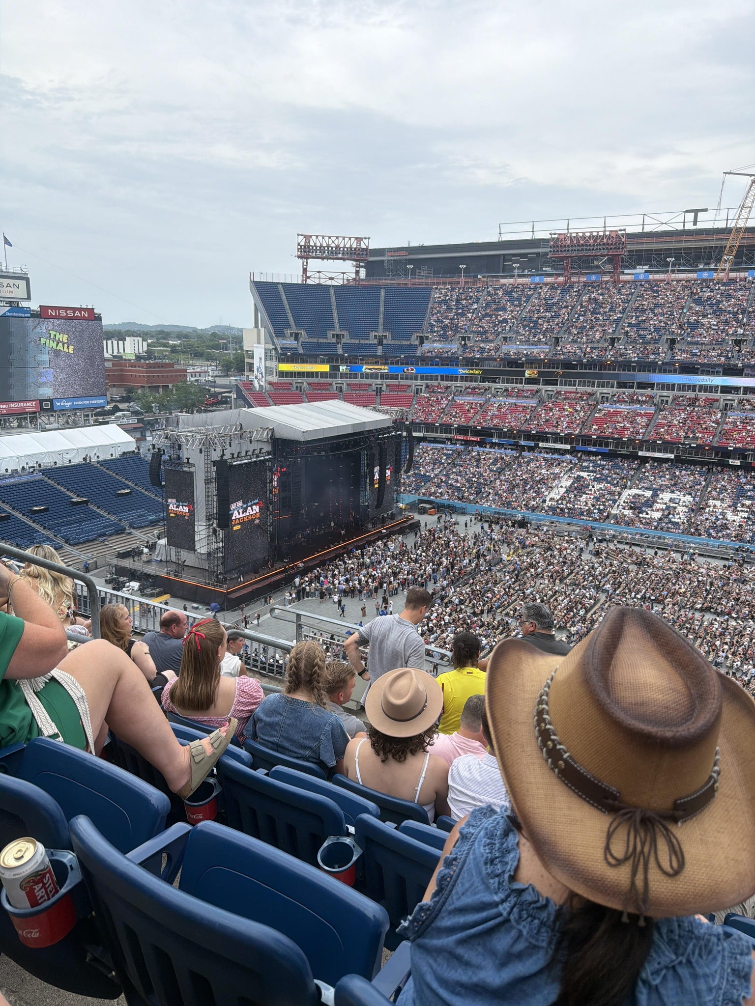 Real Fan View taken from Loge 333 at Nissan Stadium by Camila C