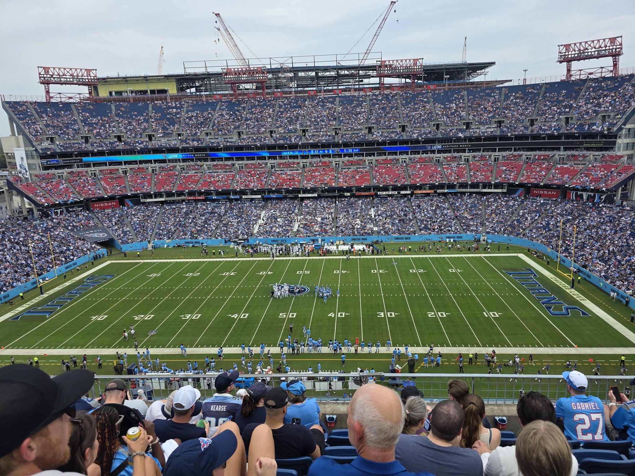 Real Fan View taken from Loge 334 at Nissan Stadium by Roger B