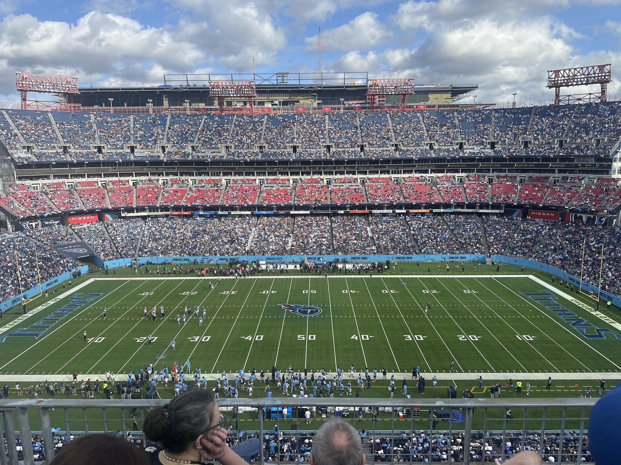 Real Fan View taken from Loge 335 at Nissan Stadium by Amanda M