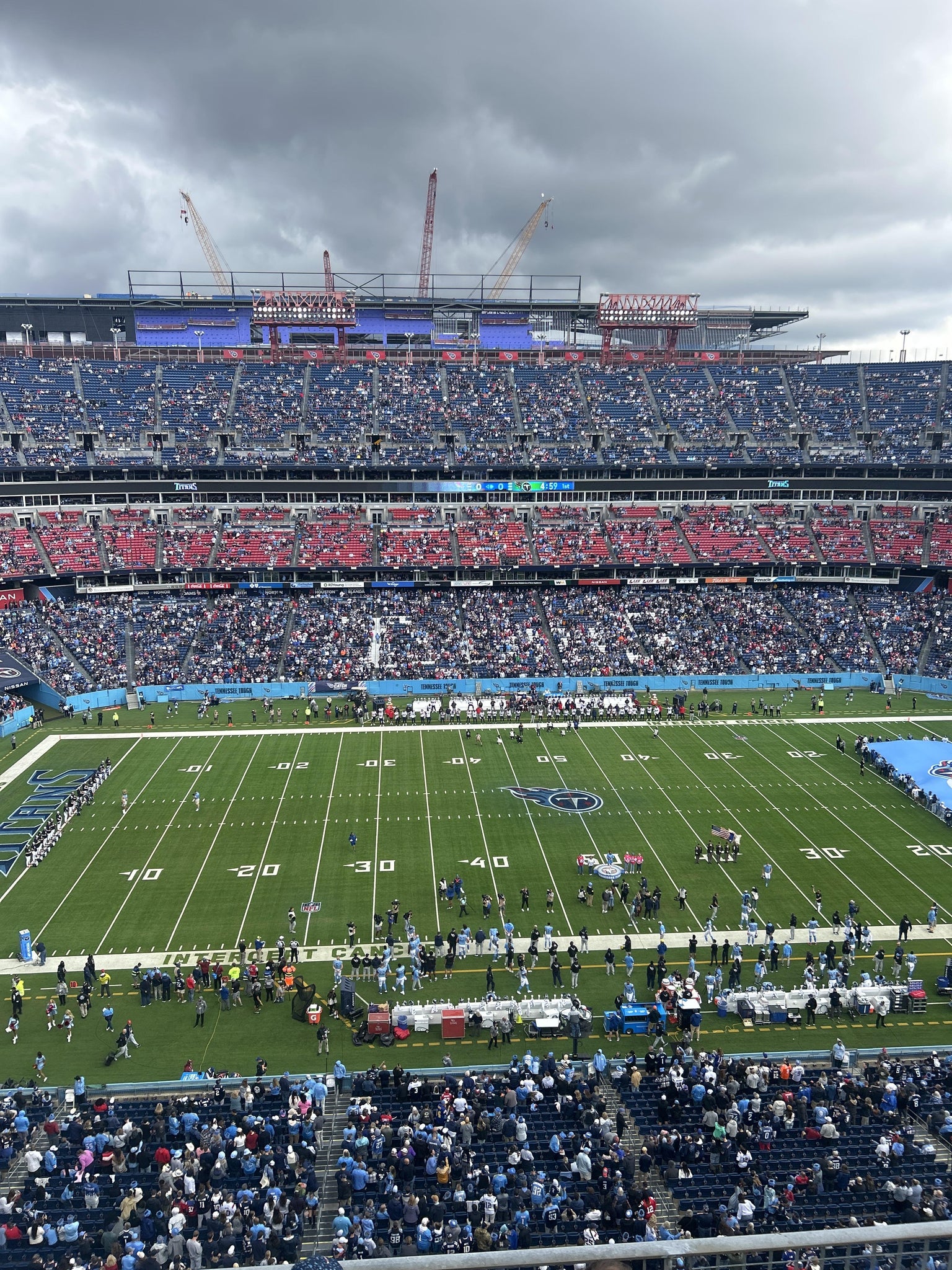 Real Fan View taken from Loge 336 at Nissan Stadium by Janice S