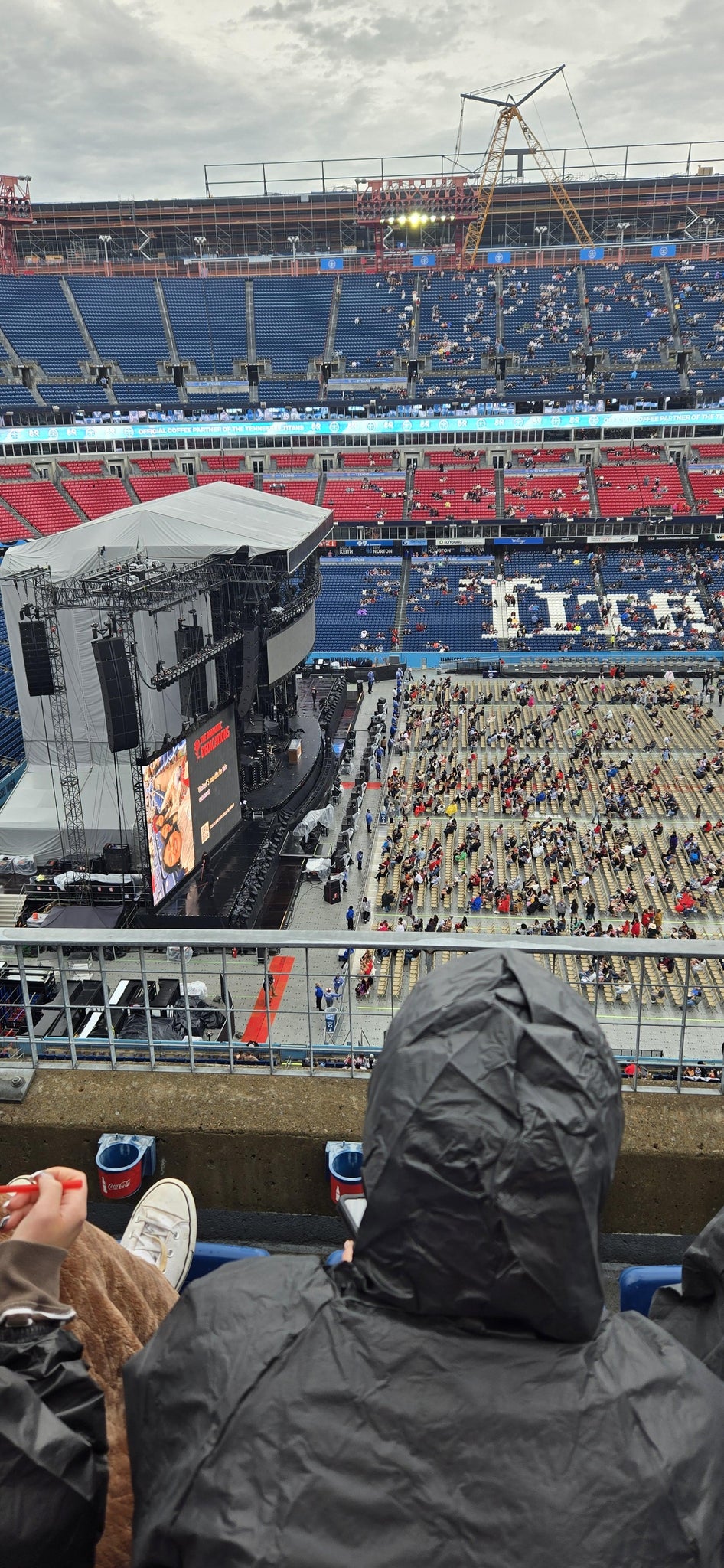 Real Fan View taken from Loge 337 at Nissan Stadium by Rachael E