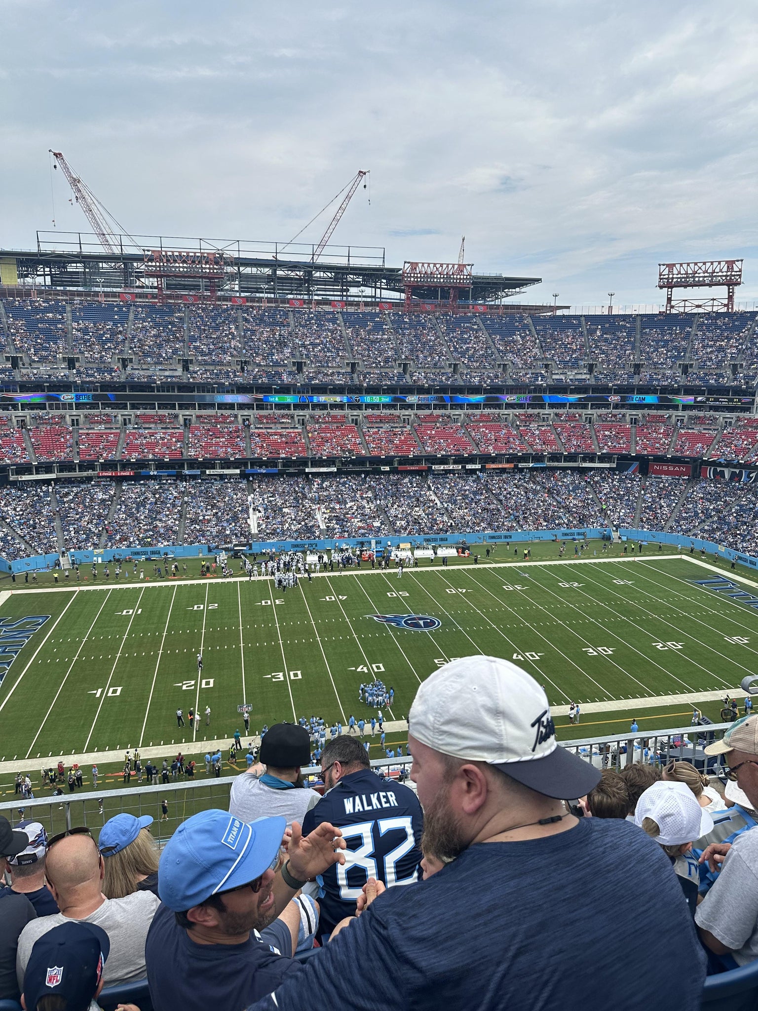 Real Fan View taken from Loge 337 at Nissan Stadium by Keith N