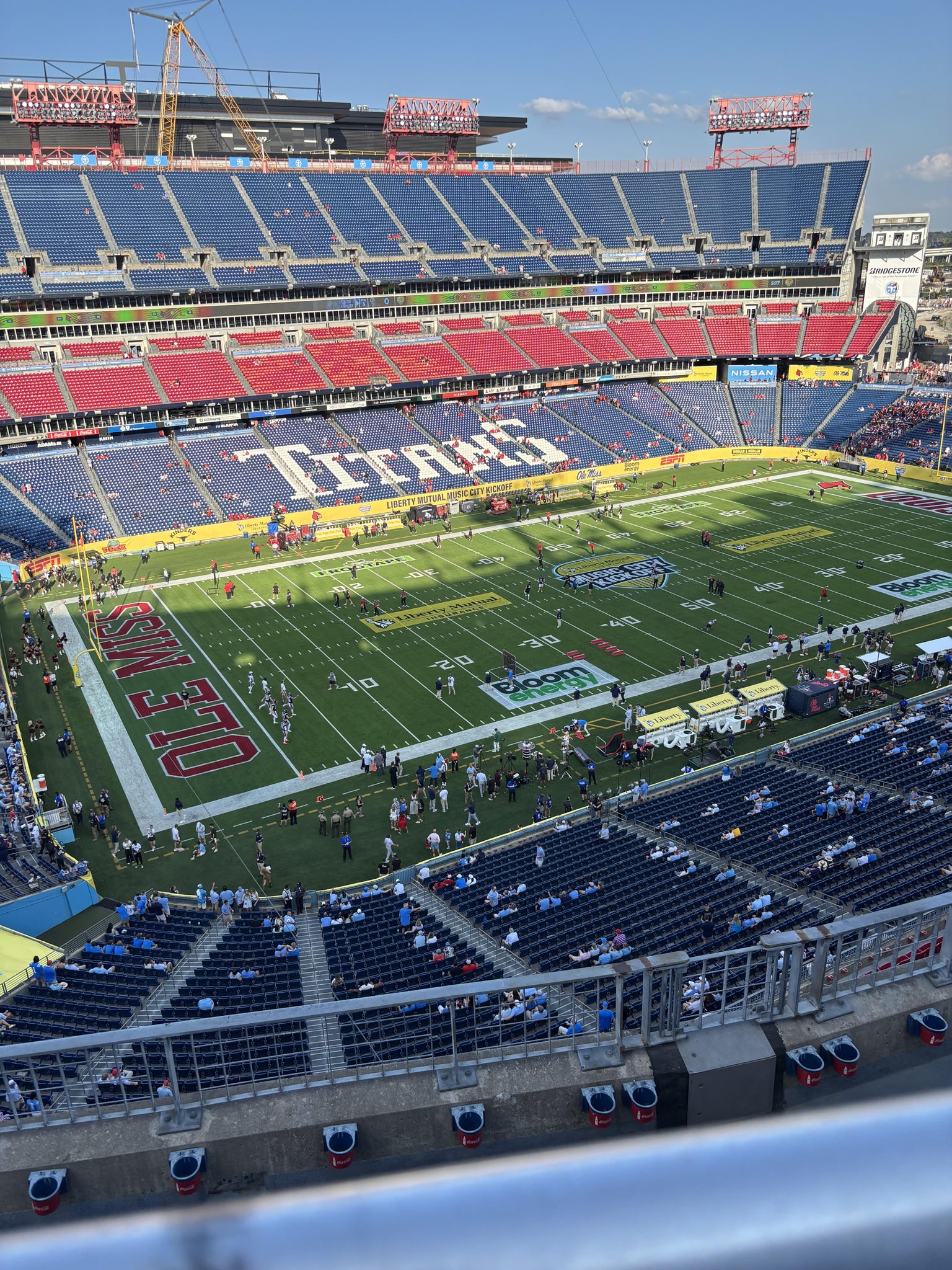 Real Fan View taken from Loge 340 at Nissan Stadium by Ann T