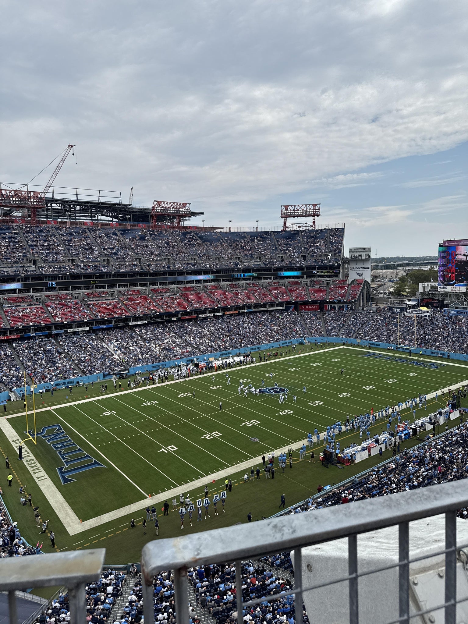 Real Fan View taken from Loge 341 at Nissan Stadium by Aimee M