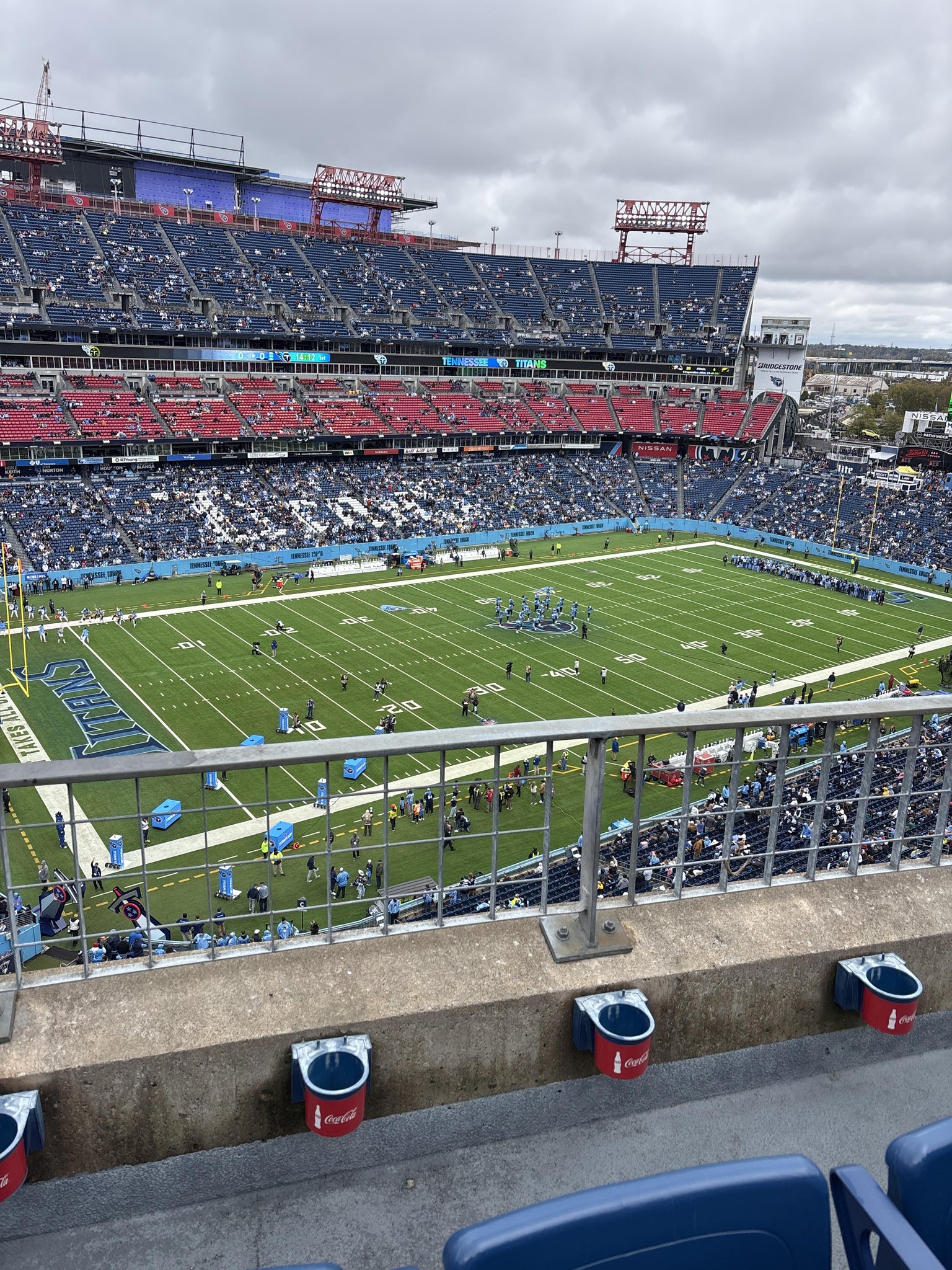 Real Fan View taken from Loge 341 at Nissan Stadium by Amy H