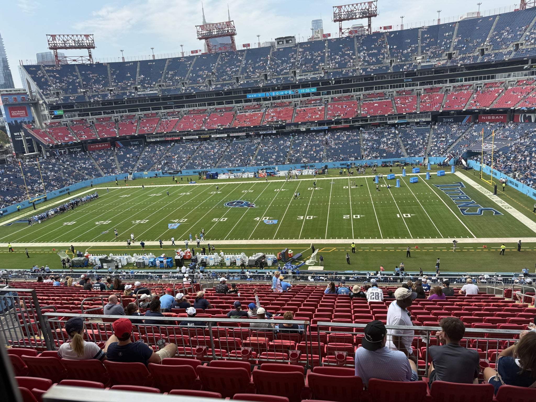 Real Fan View taken from Suite 513 E at Nissan Stadium by Leo S
