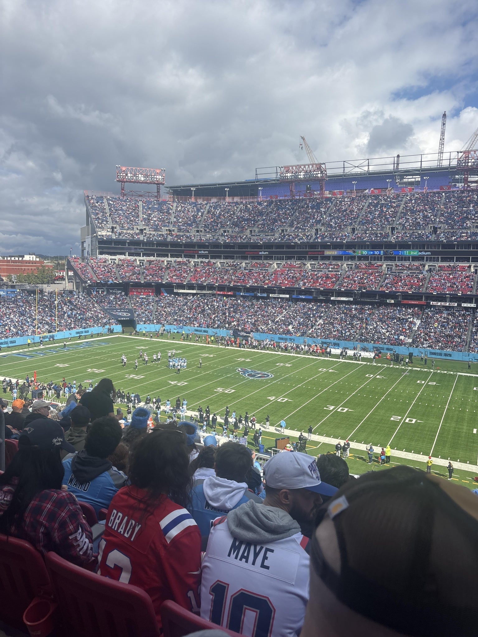 Real Fan View taken from Upper 304 at Nissan Stadium by Kaeli D
