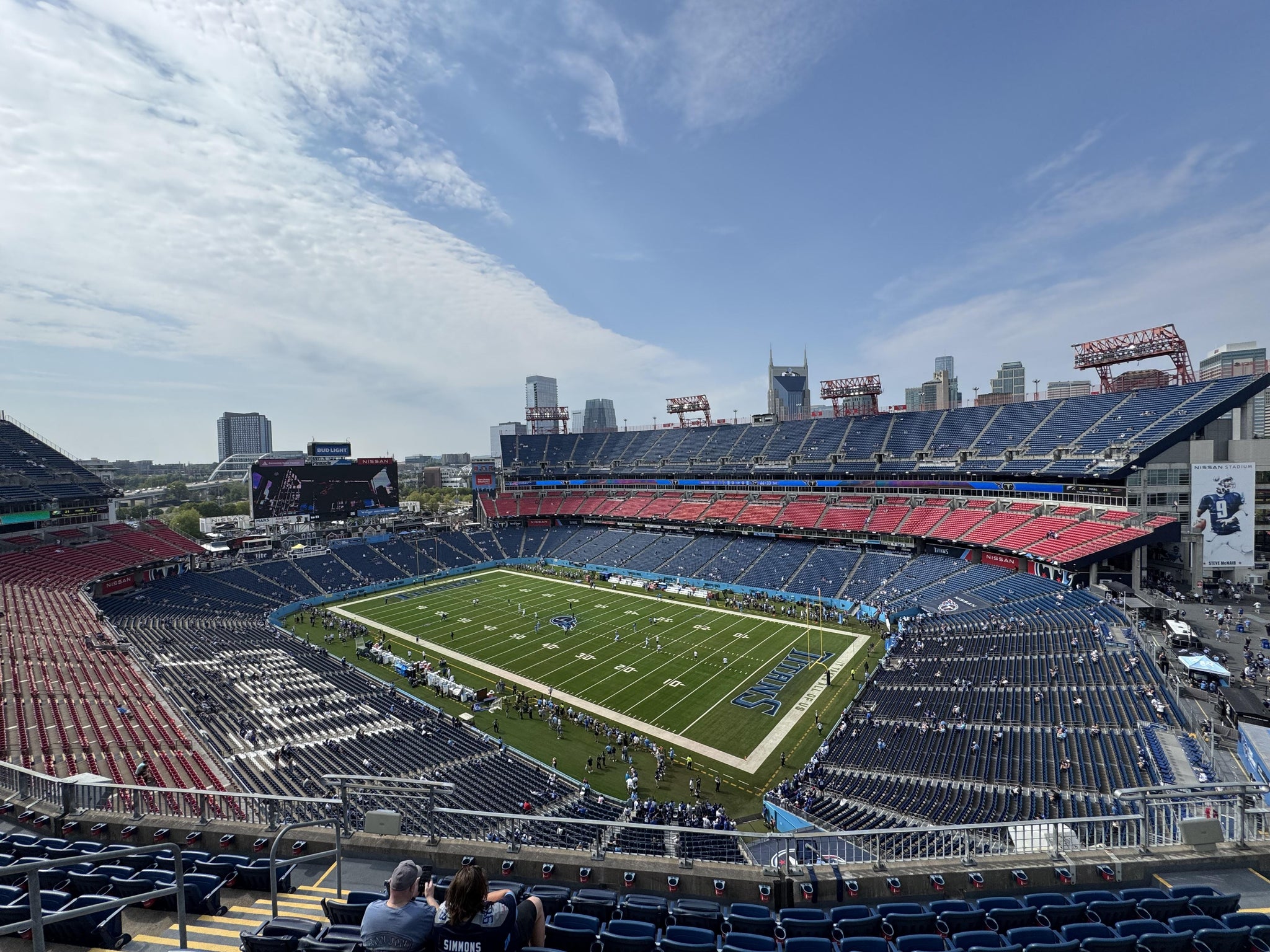 Real Fan View taken from Upper 305 at Nissan Stadium by Anonymous User