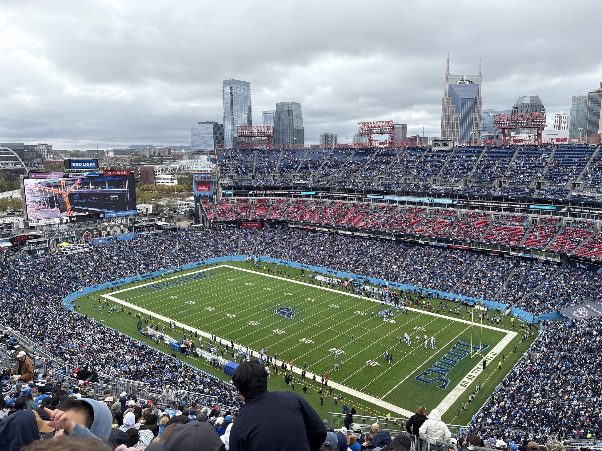 Real Fan View taken from Upper 306 at Nissan Stadium by Logan R