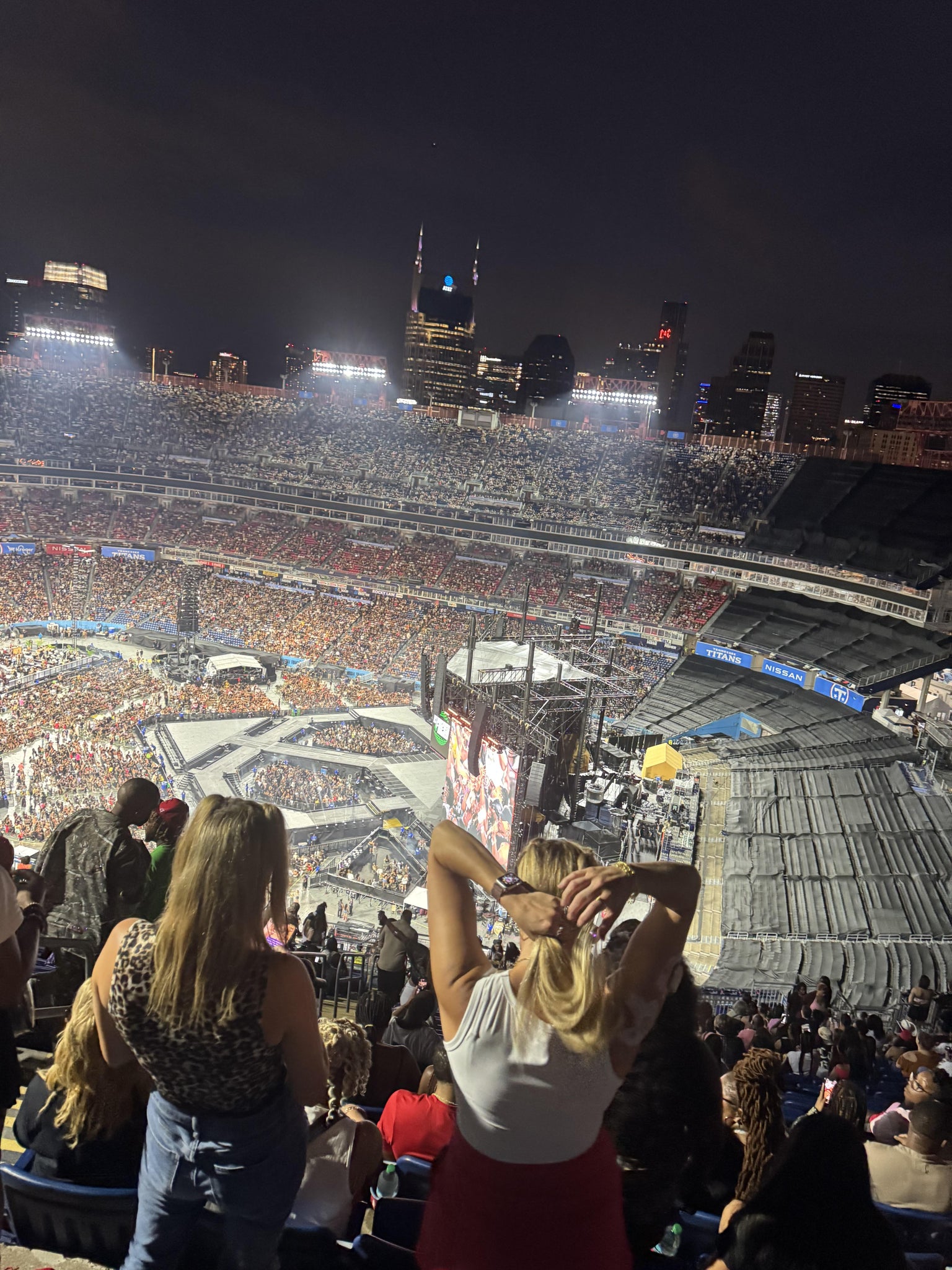 Real Fan View taken from Upper 307 at Nissan Stadium by Zee W