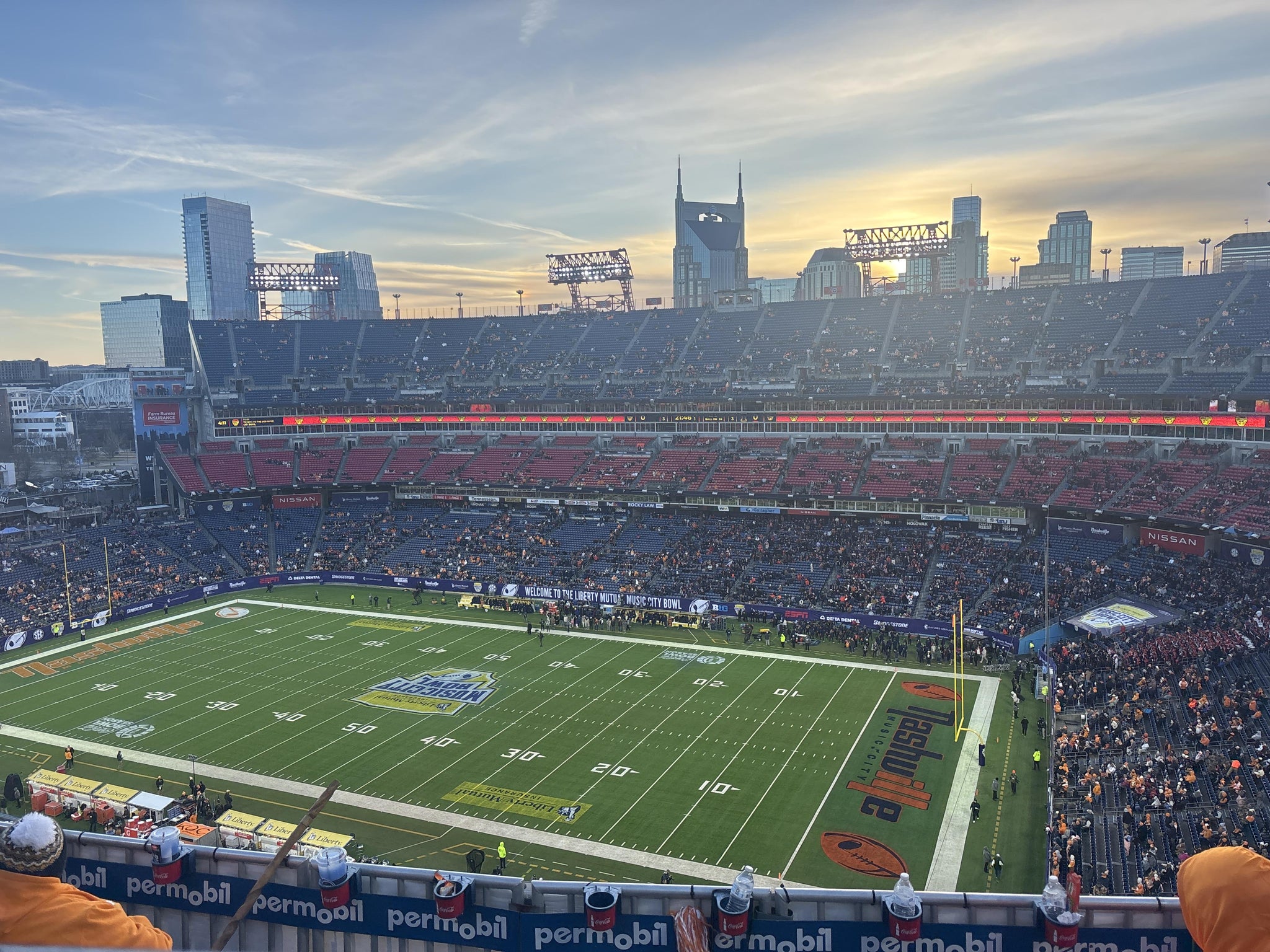 Real Fan View taken from Upper 307 at Nissan Stadium by Emma P