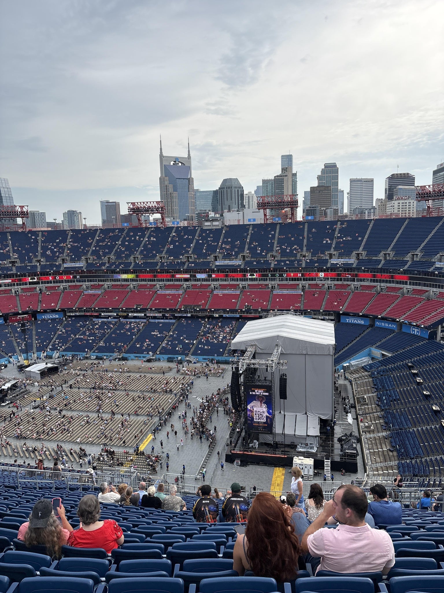 Real Fan View taken from Upper 308 at Nissan Stadium by Nathaniel M