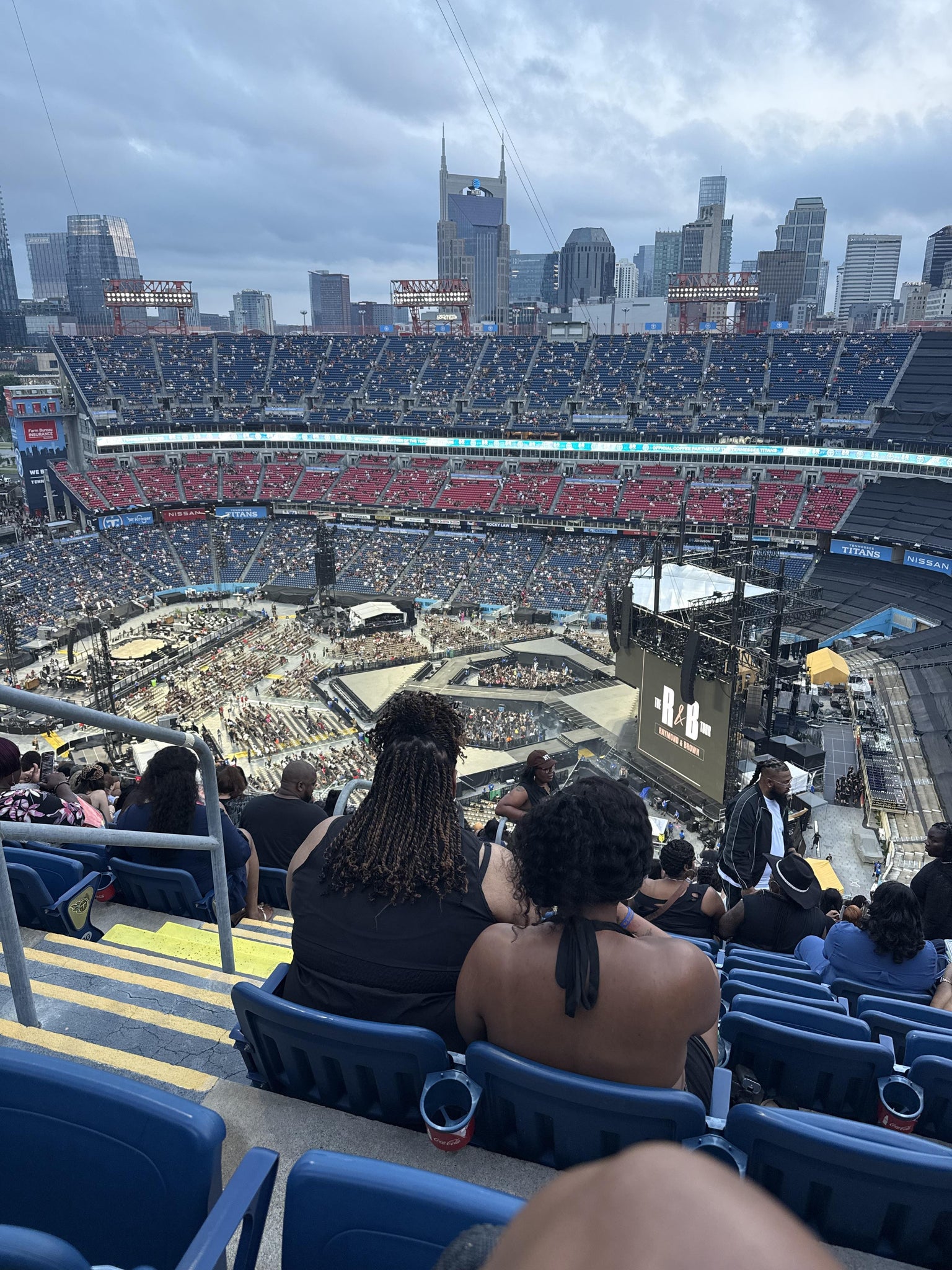 Real Fan View taken from Upper 309 at Nissan Stadium by Chinika M