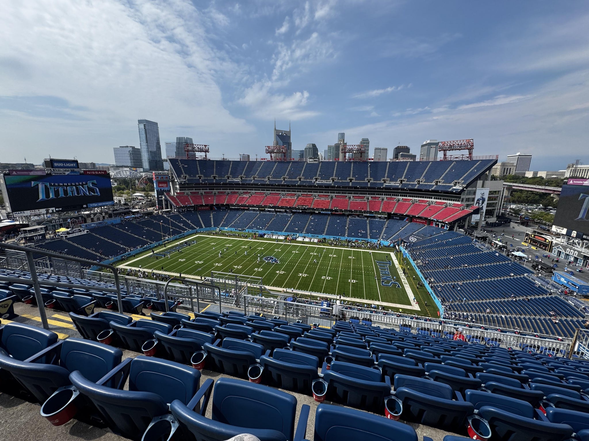 Real Fan View taken from Upper 309 at Nissan Stadium by Bryan B