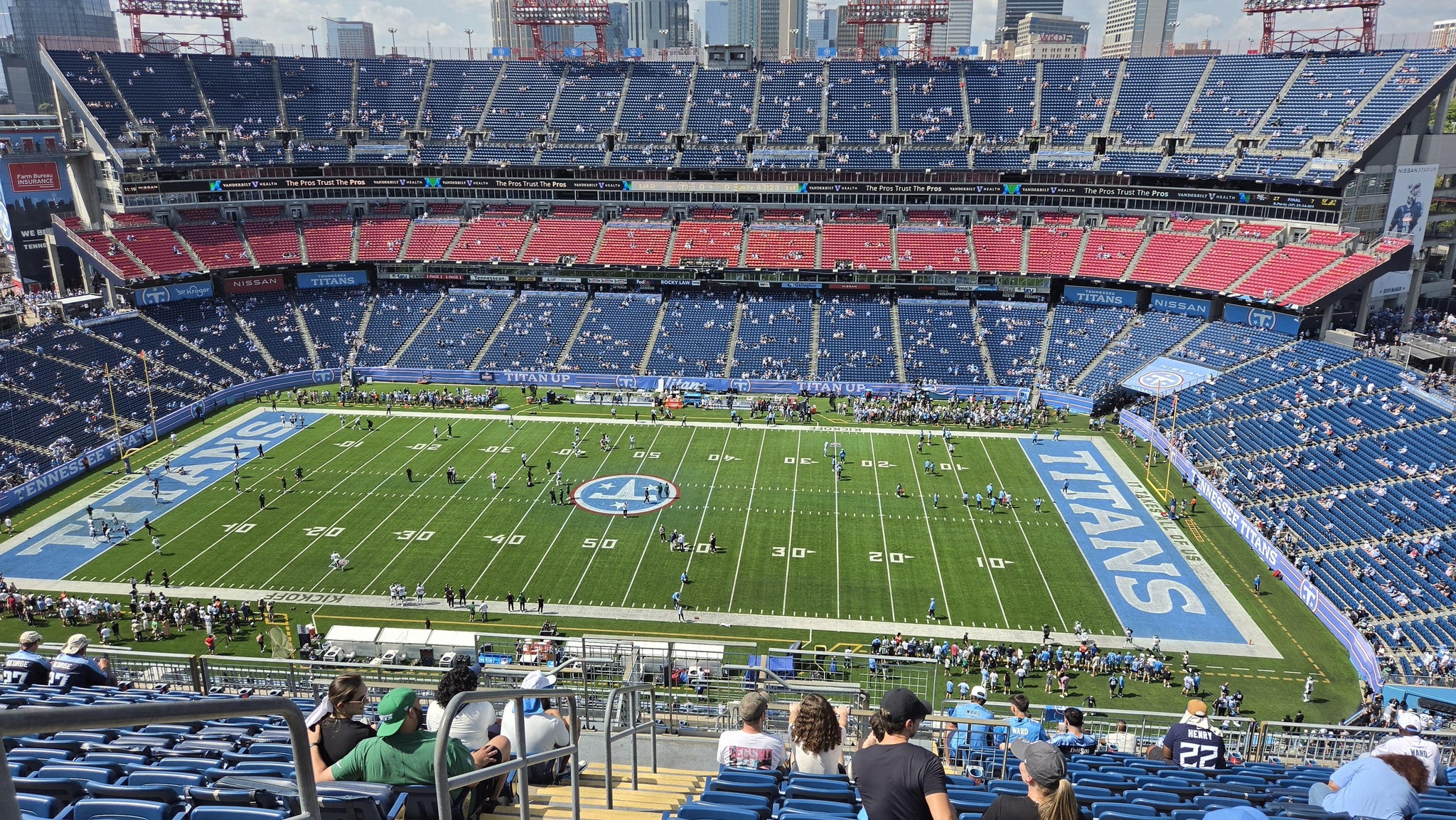 Real Fan View taken from Upper 310 at Nissan Stadium by Terrence A