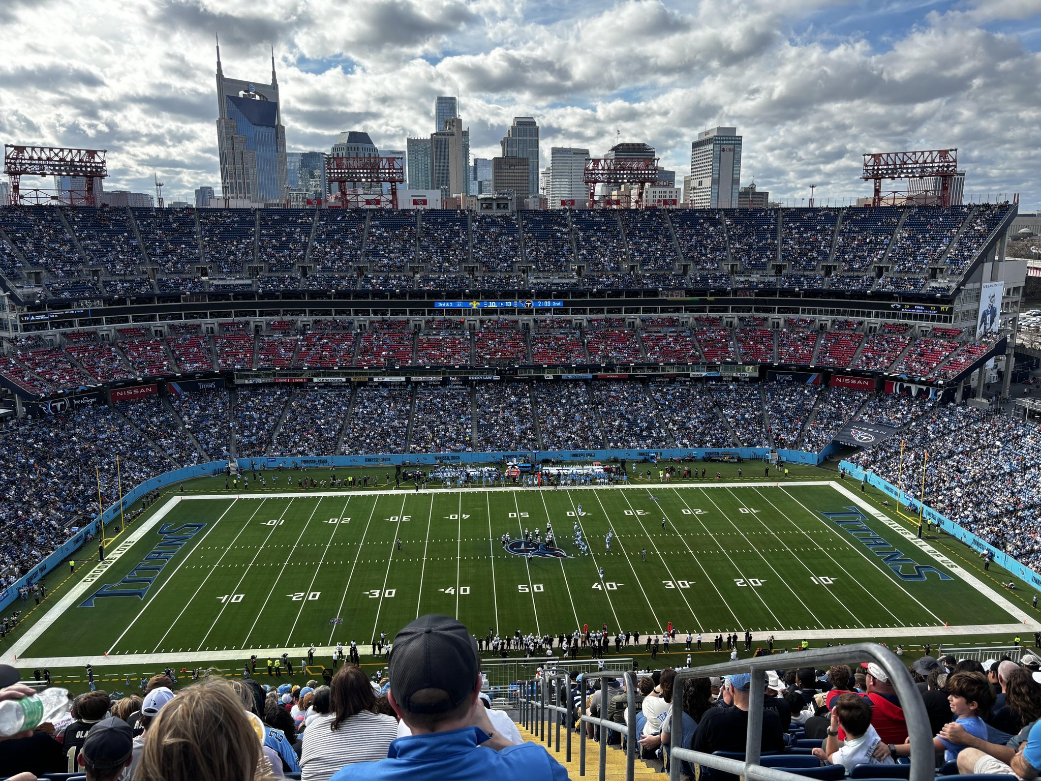 Real Fan View taken from Upper 312 at Nissan Stadium by Jesse H